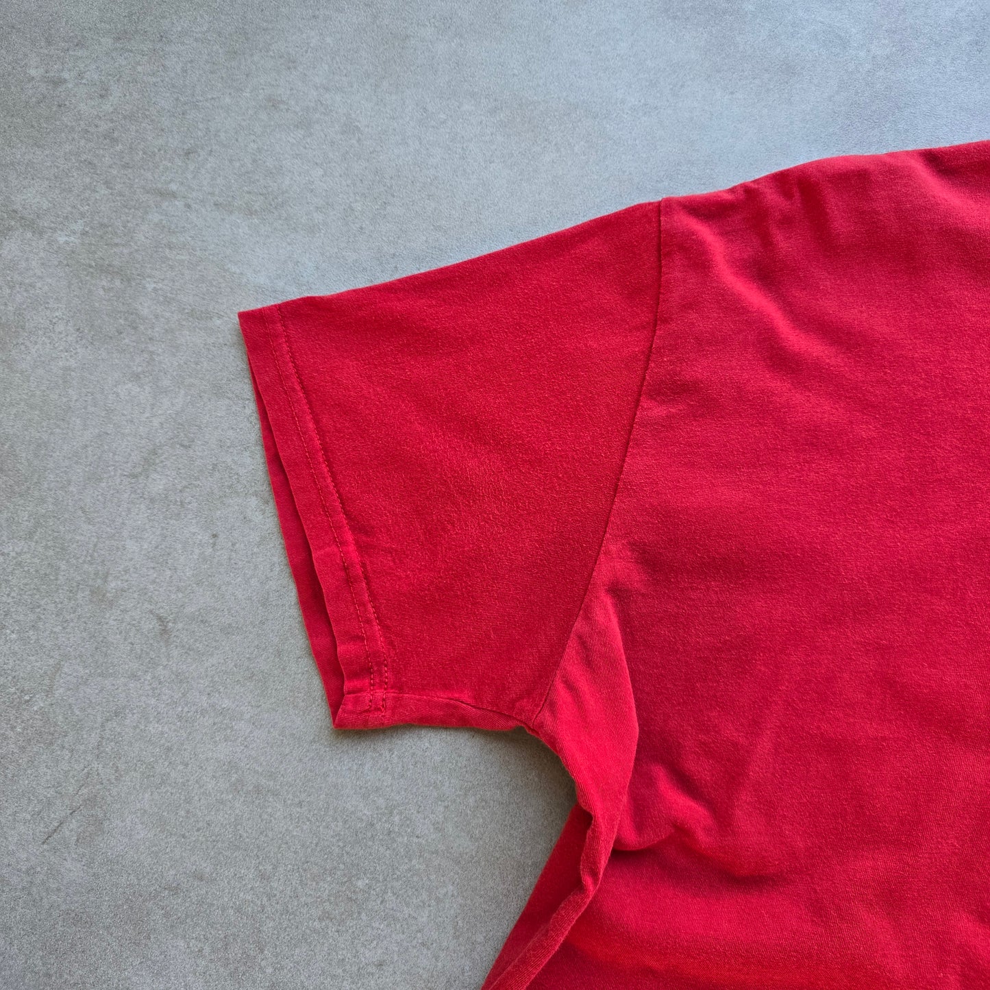 Y2K Stussy Embroidered Centre Logo Tee - M