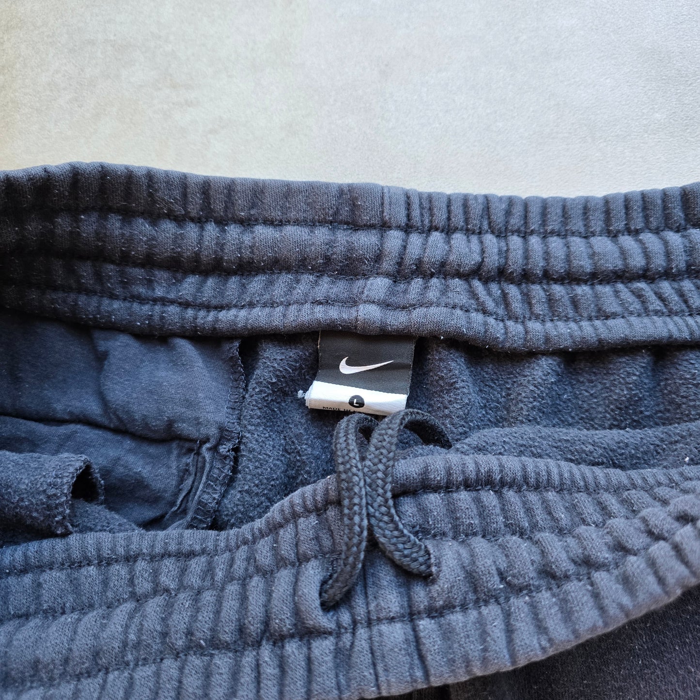 Vintage Nike Embroidered Swoosh Faded Sweat Pants - L