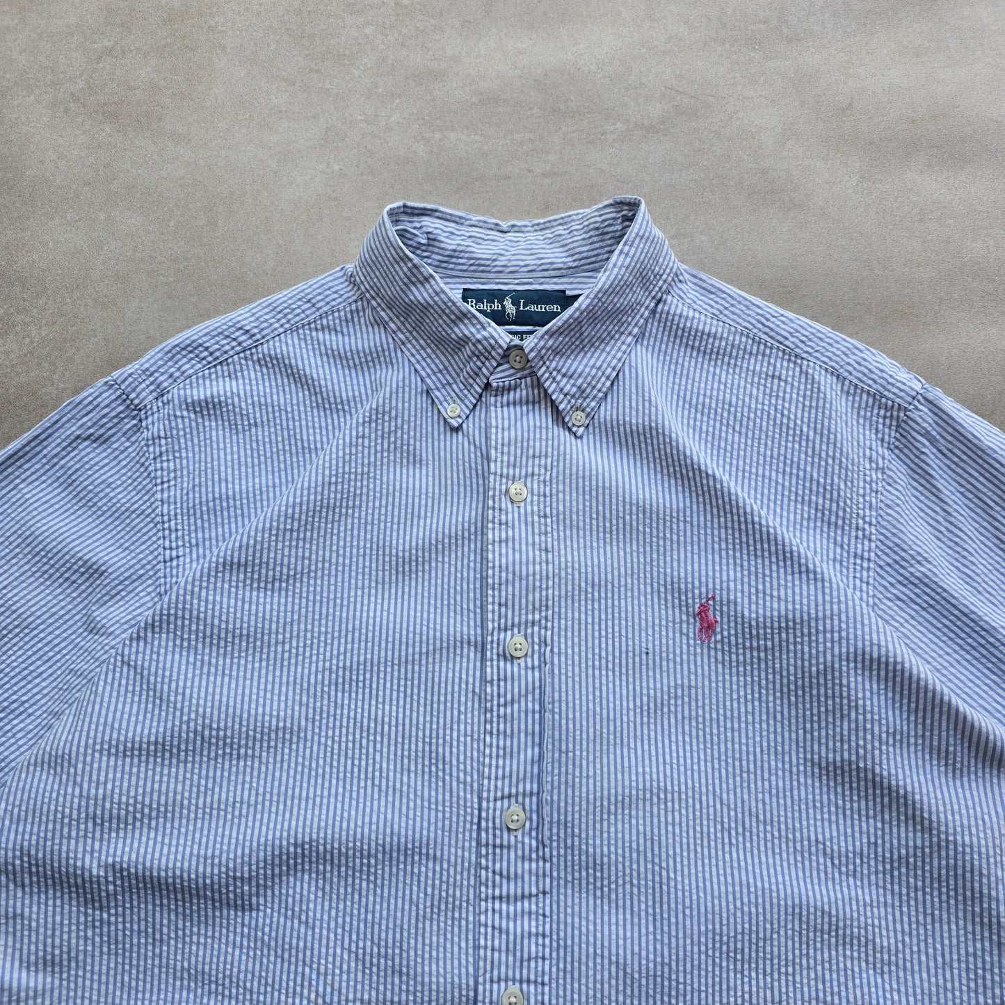Vintage Ralph Lauren Short Sleeve Button Up Shirt - L