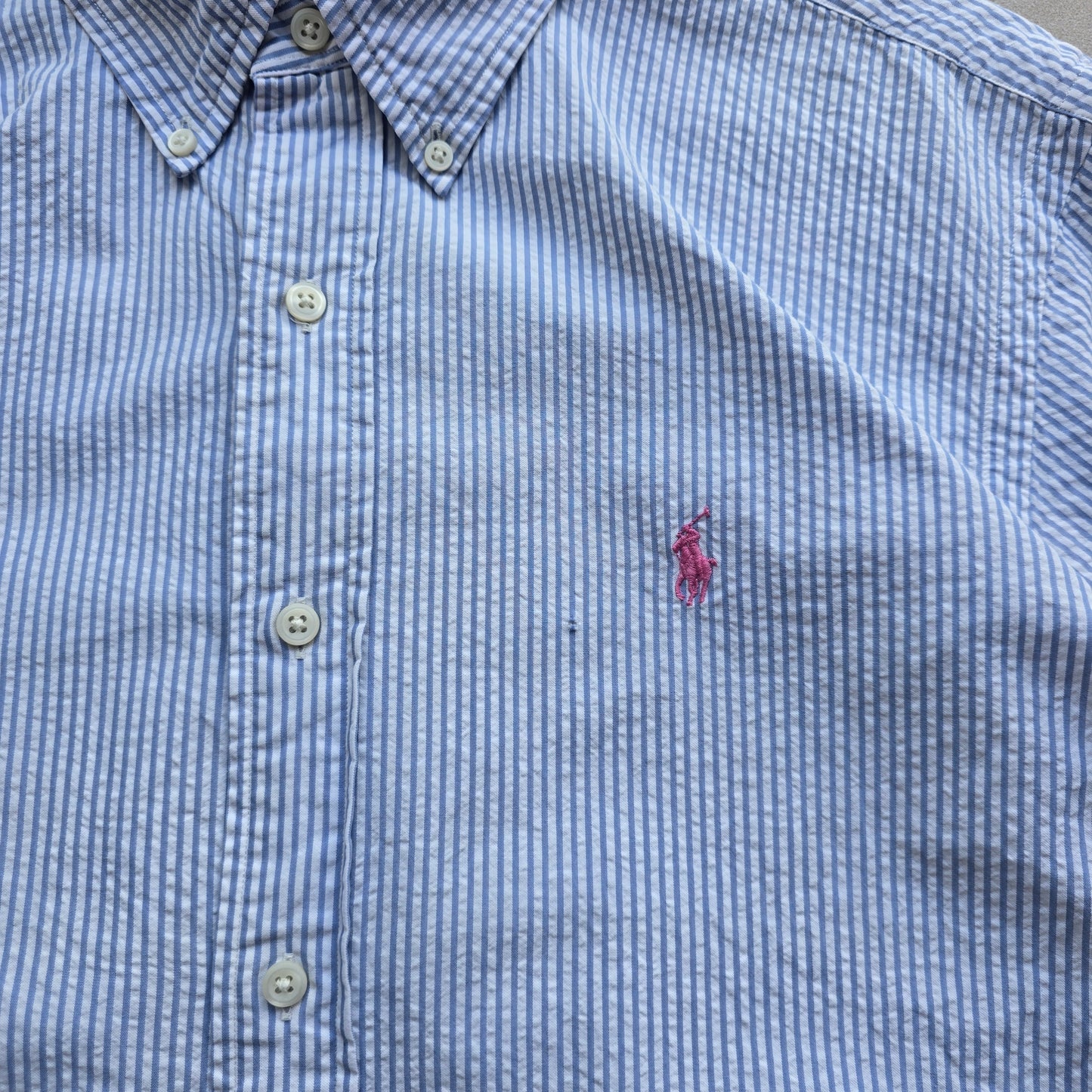 Vintage Ralph Lauren Short Sleeve Button Up Shirt - L
