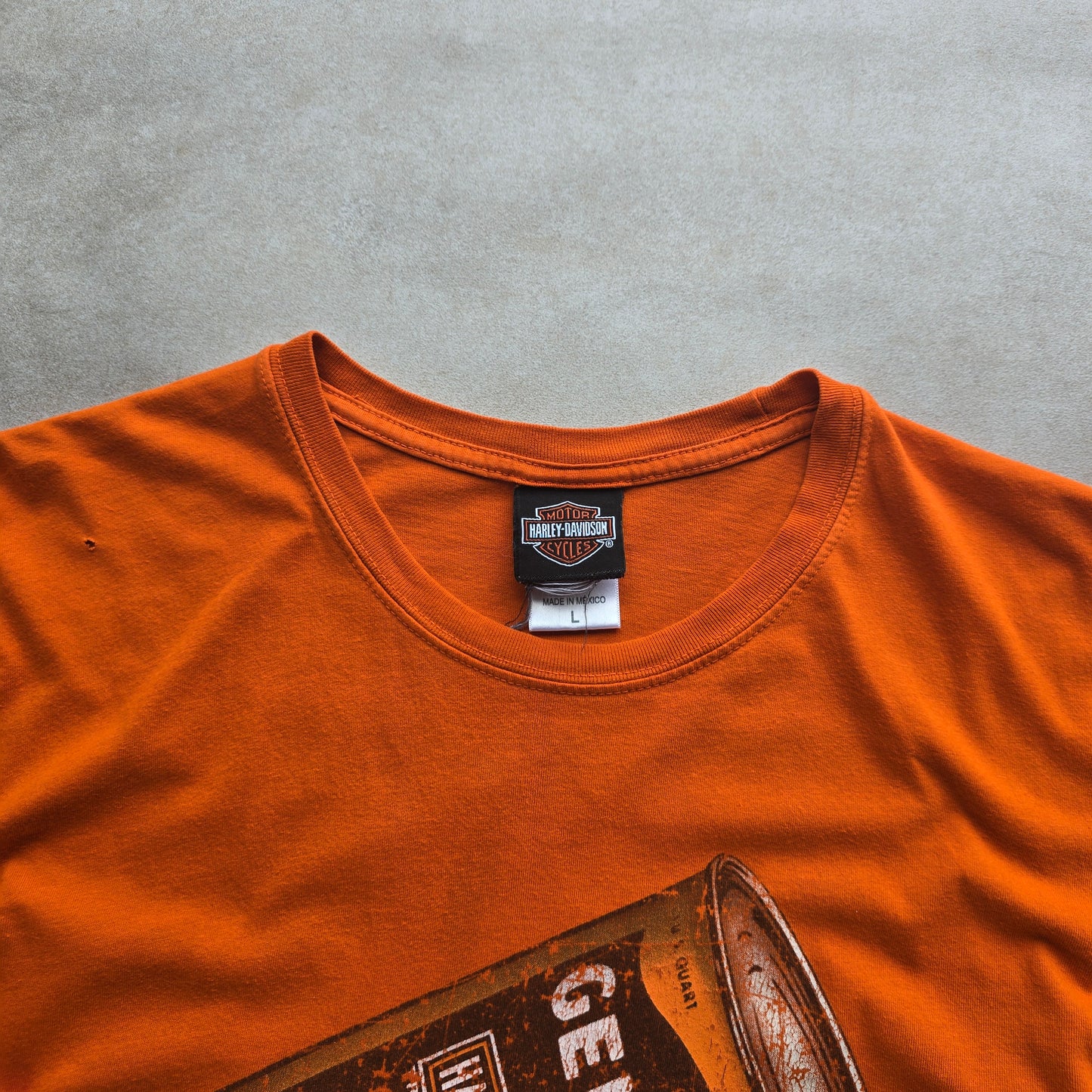 Harley Davidson Oil Can Tie Dye Tee - L