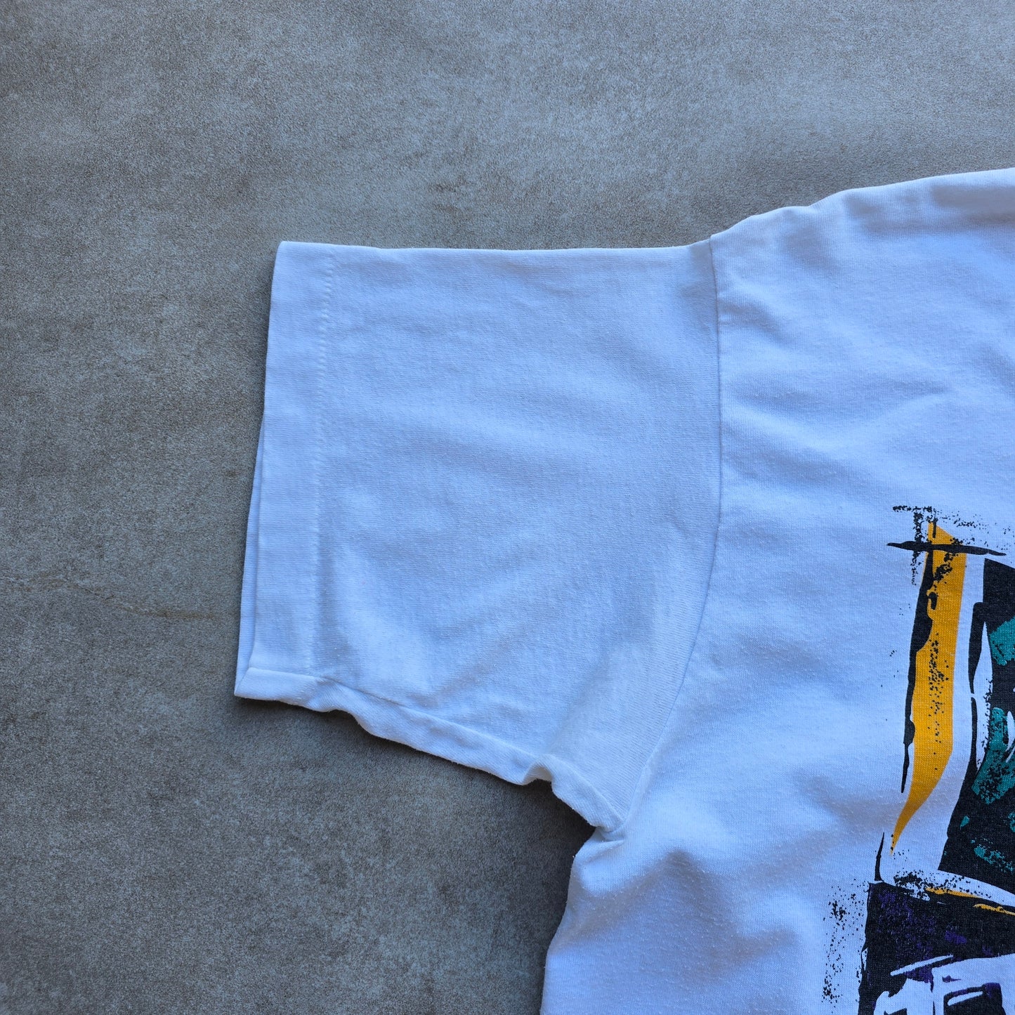 Vintage 90's 'Cheer' Fruit Of The Loom Tee - M/L