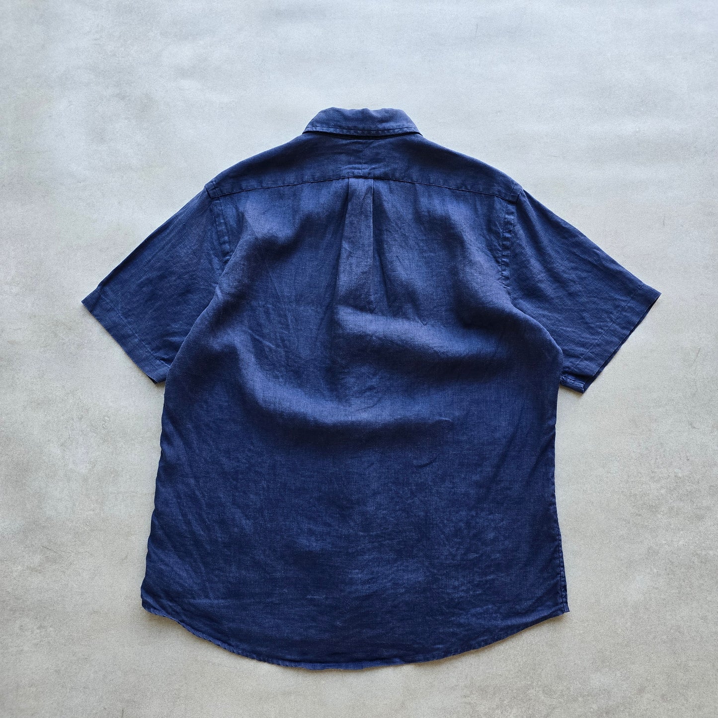 Ralph Lauren Linen Short Sleeve Button Up Shirt - M
