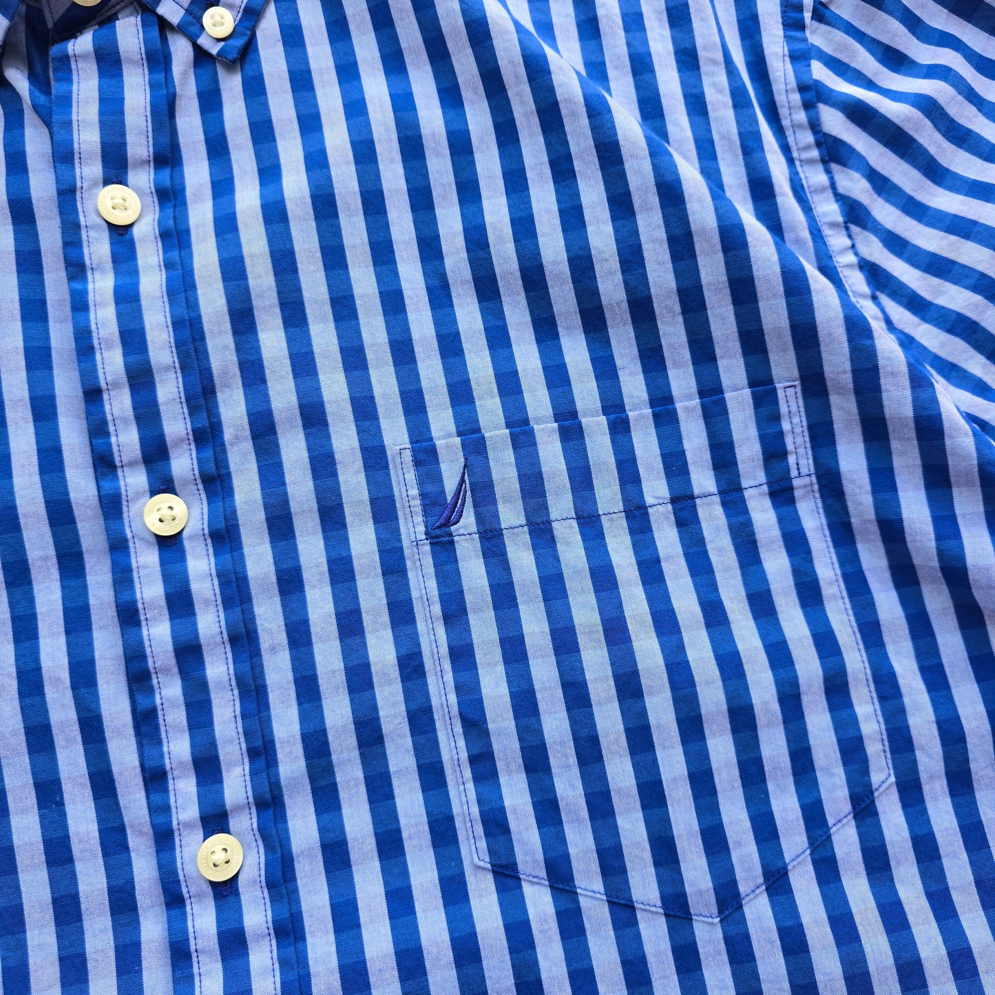 Nautica Short Sleeve Button Up Shirt - XL
