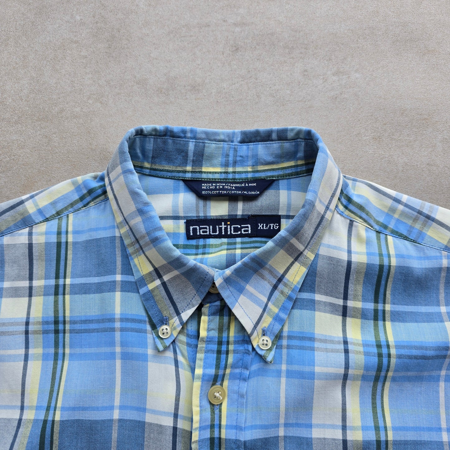 Vintage Nautica Short Sleeve Button Up Shirt - XXL