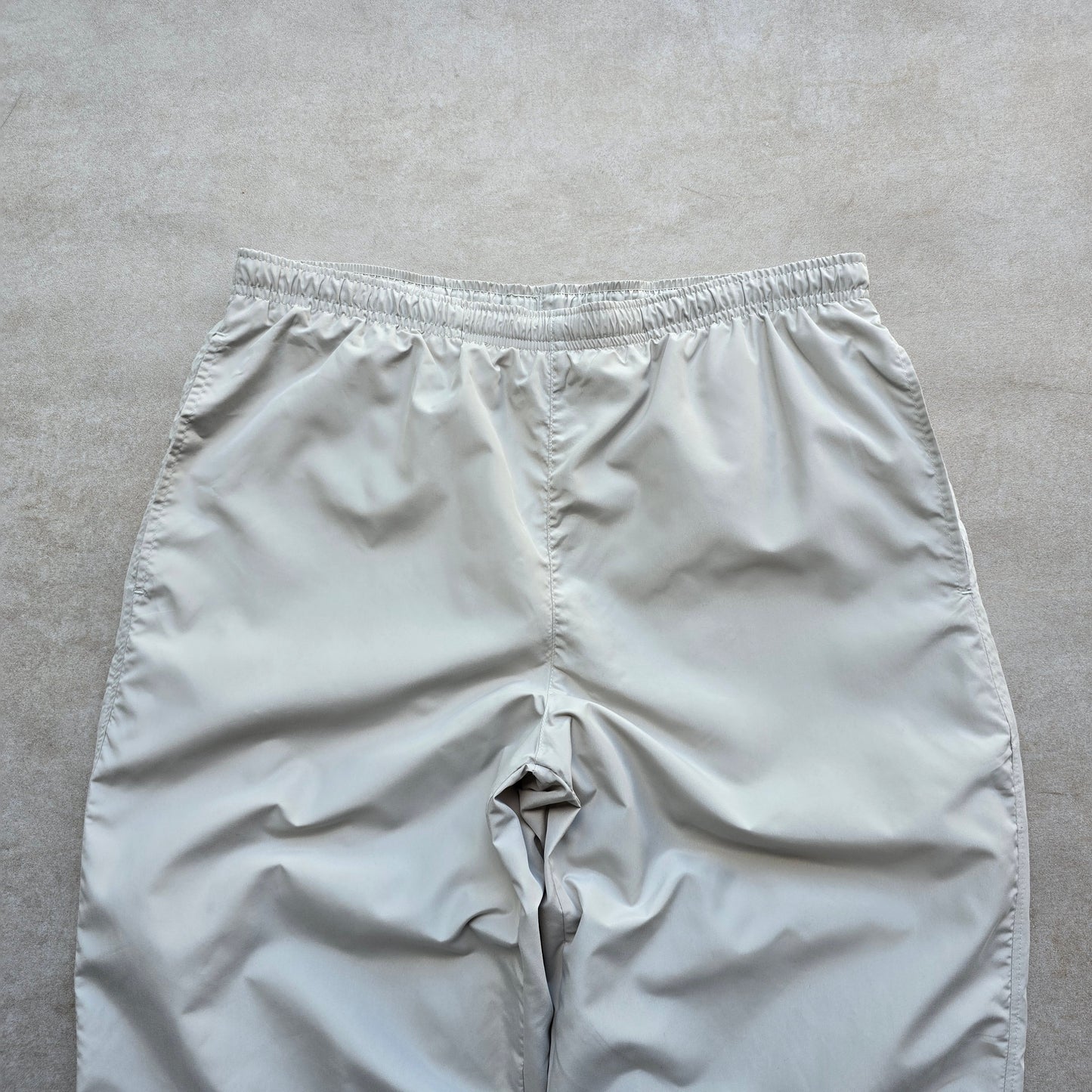 Vintage Nike Embroidered Swoosh Ankle Zip Track Pants - L