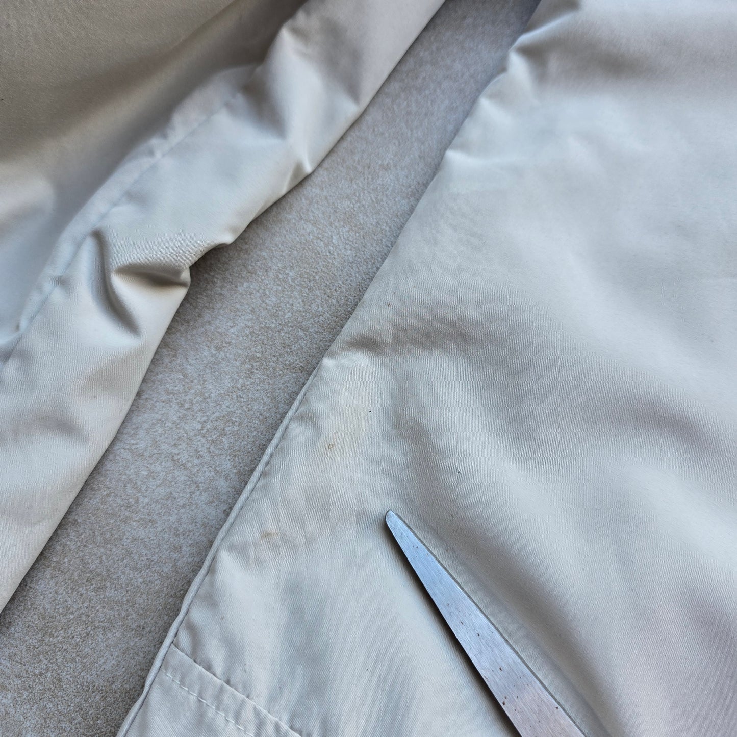 Vintage Nike Embroidered Swoosh Ankle Zip Track Pants - L