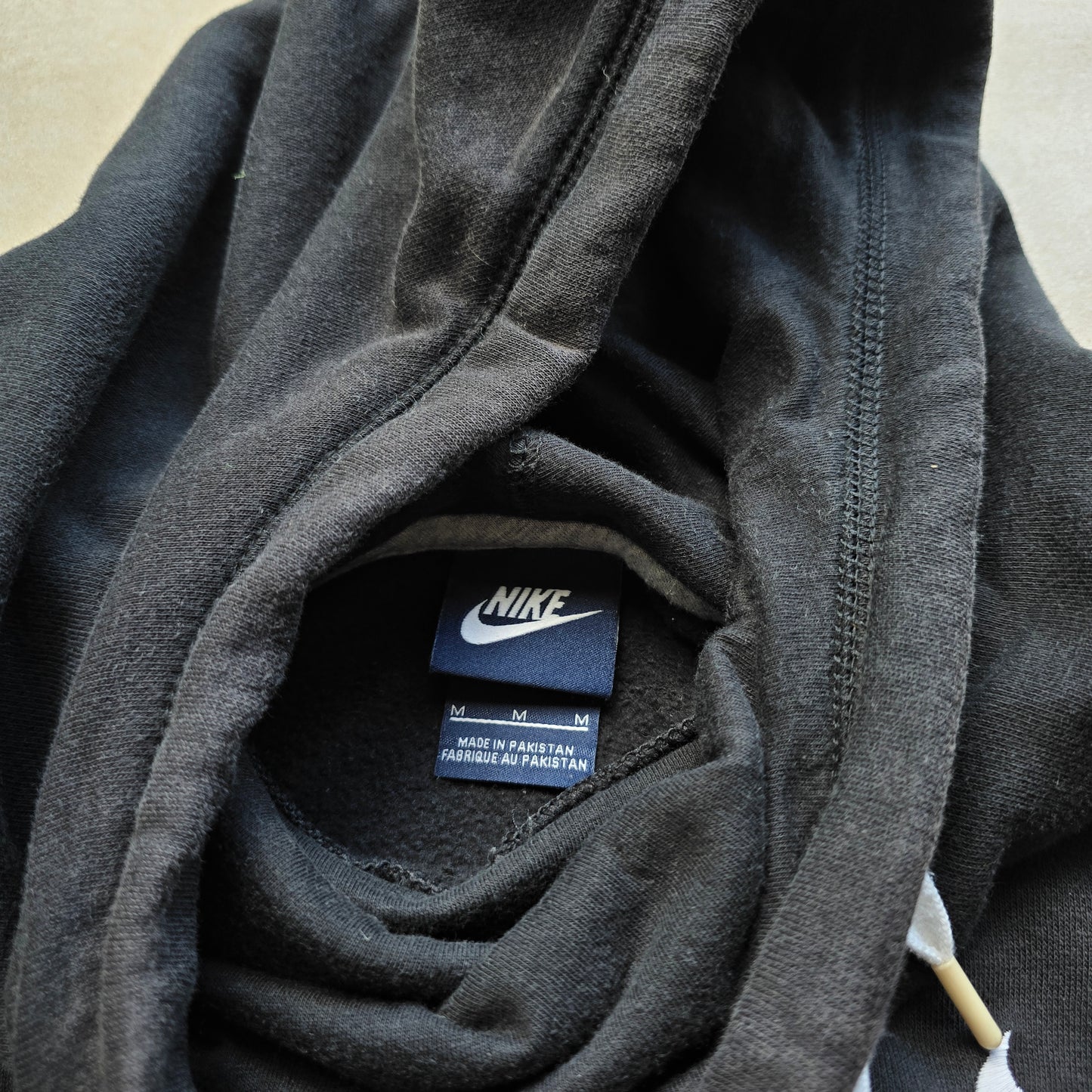 Y2K Nike Funnel Neck Lightweight Hoodie - M