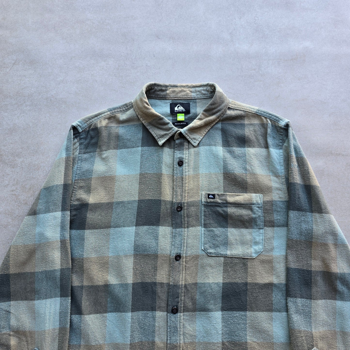 Quiksilver Flannel Button Up Shirt - M