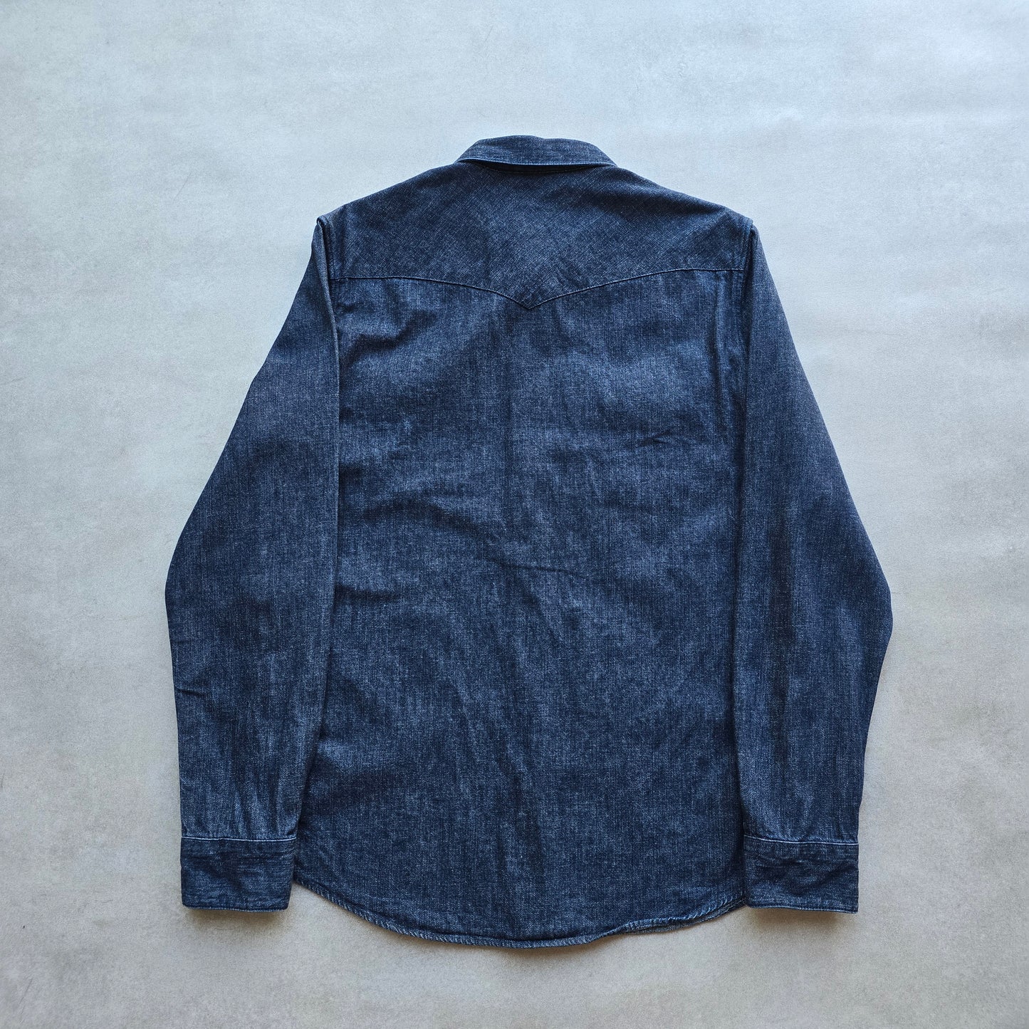 Levi's Pearl Snap Long Sleeve Denim Shirt - L