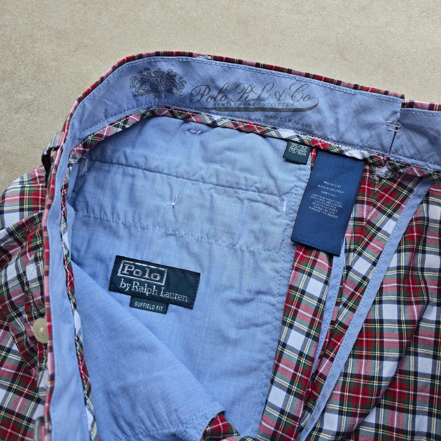 Ralph Lauren Plaid Pants - 35 x 32