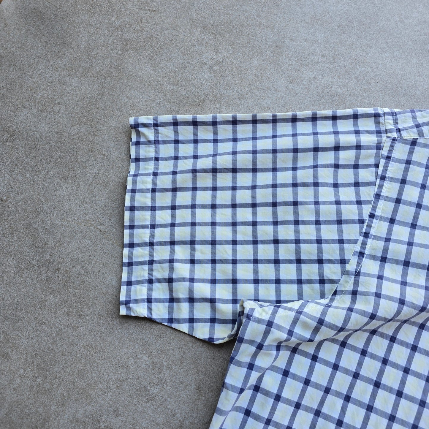 Y2K Nautica Check Short Sleeve Button Up Shirt - L