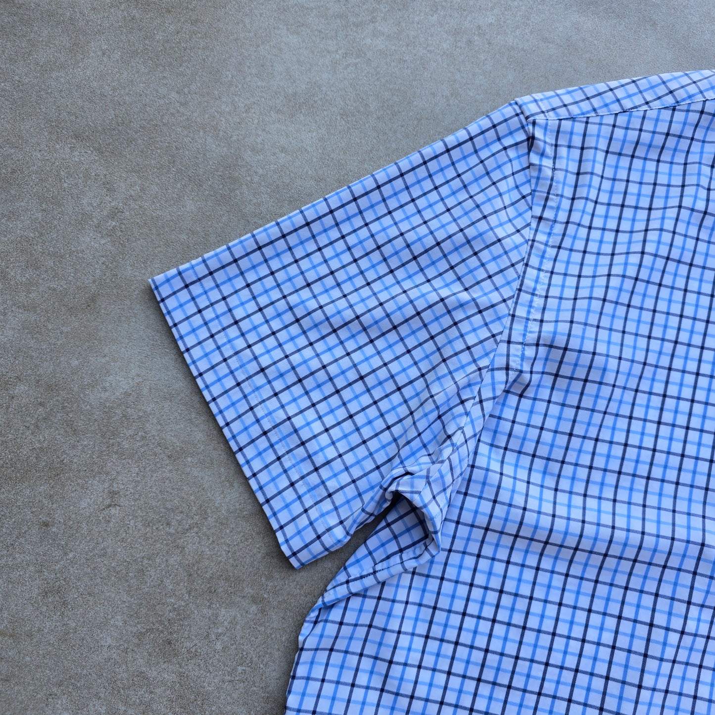 Ralph Lauren Check Short Sleeve Button Up Shirt - S