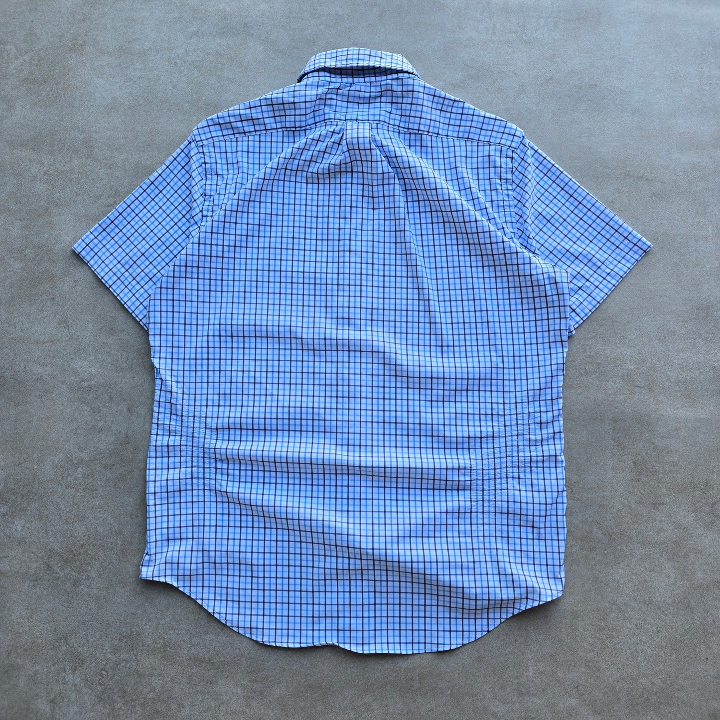 Ralph Lauren Check Short Sleeve Button Up Shirt - S