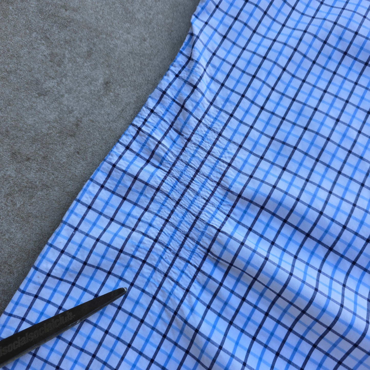 Ralph Lauren Check Short Sleeve Button Up Shirt - S