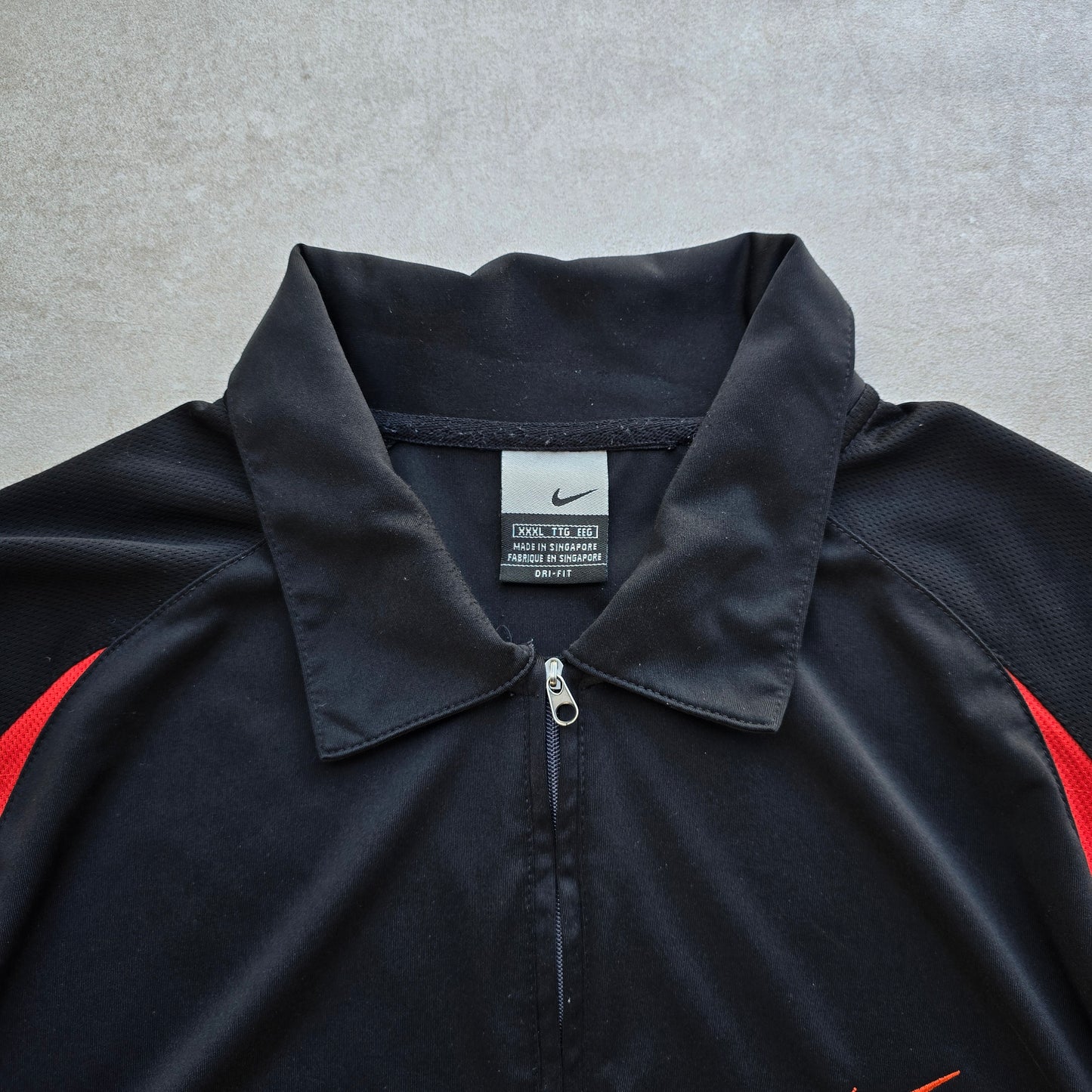 Vintage Nike Dri-Fit 1/4 Zip Polo Shirt - L/XL