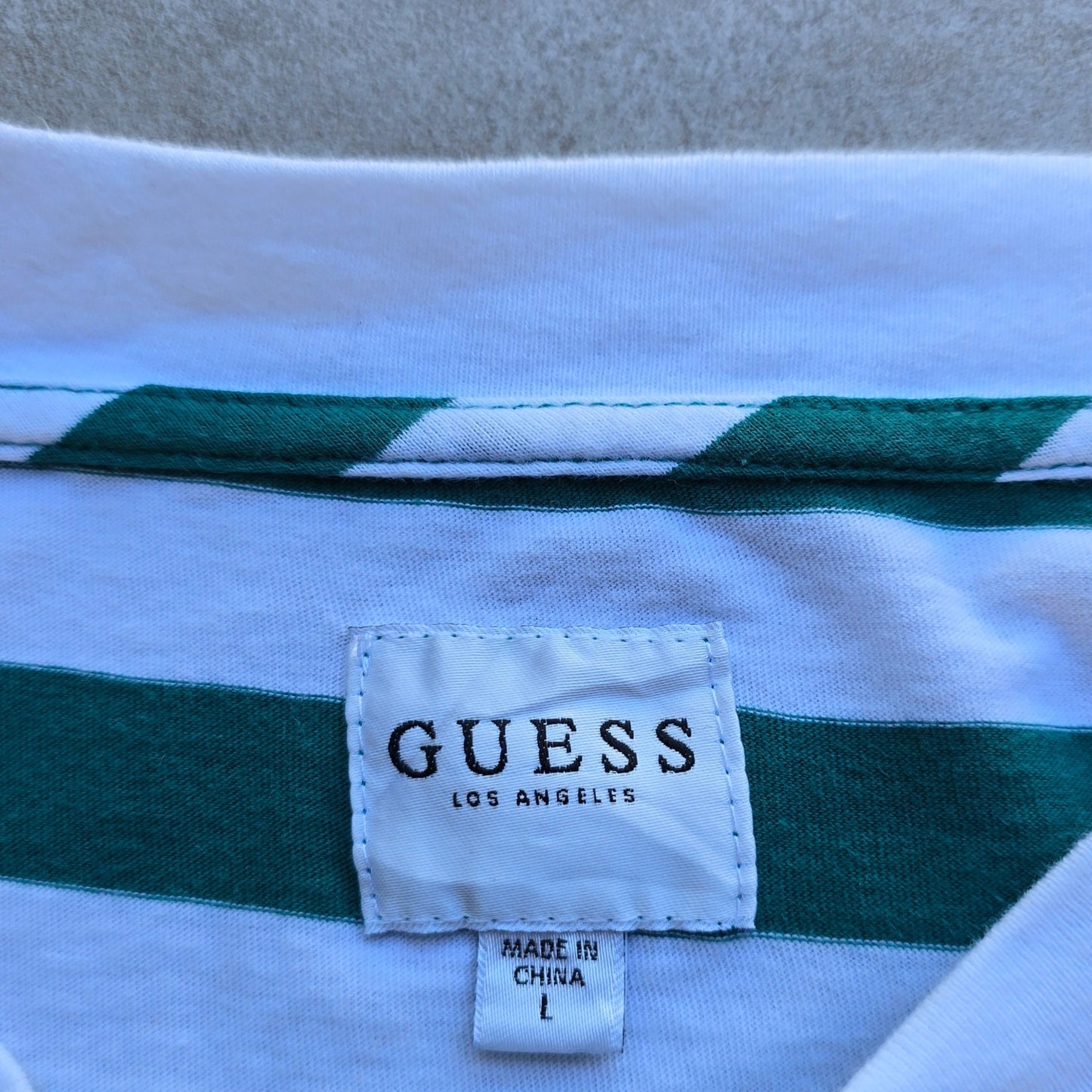 Guess Los Angeles Striped Tee - L