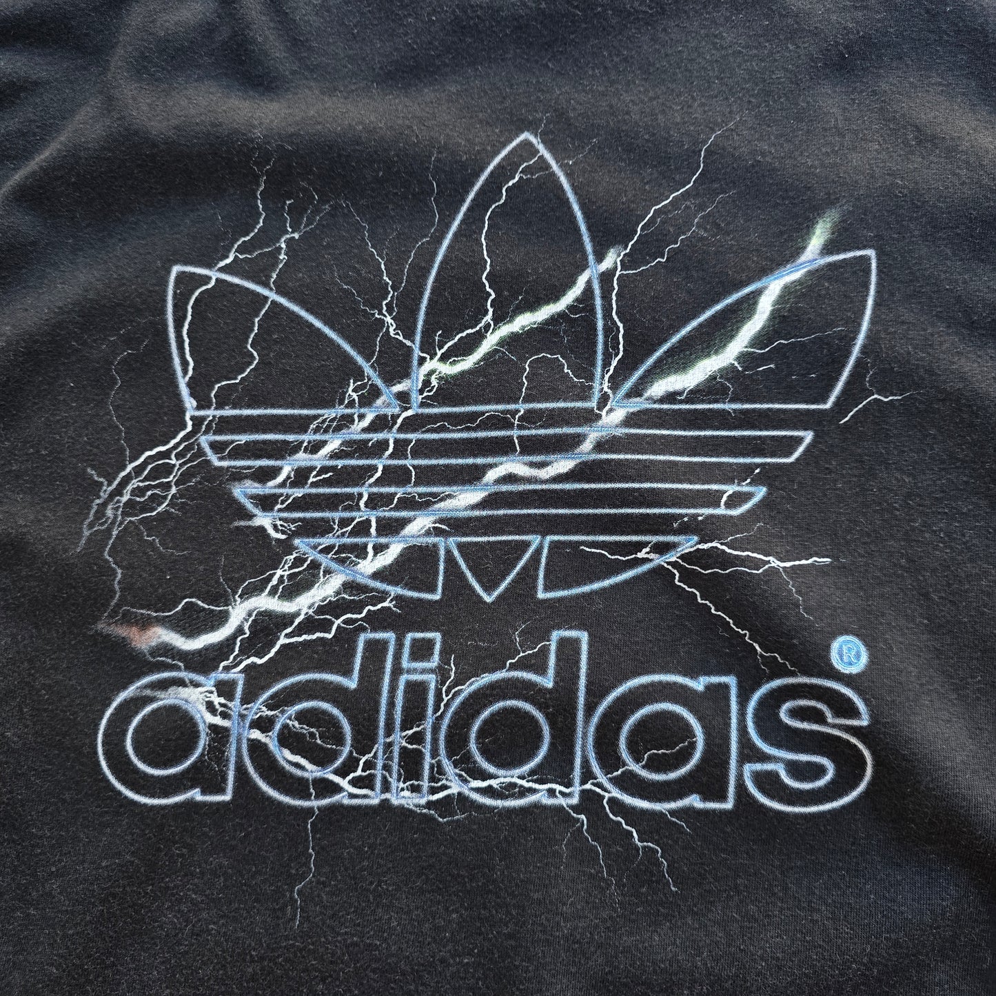 Adidas Trefoil Lightning Graphic Tee - L