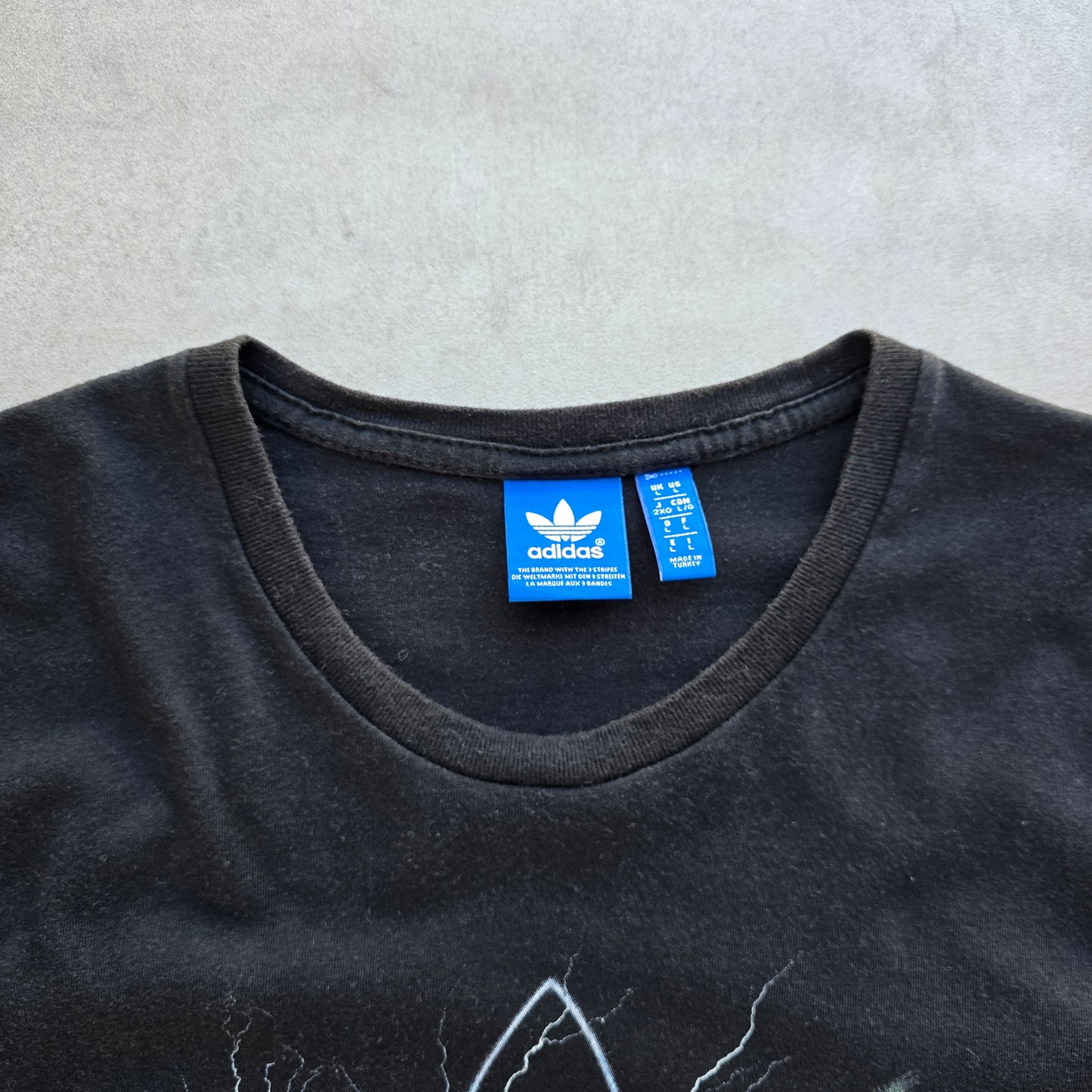 Adidas Trefoil Lightning Graphic Tee - L