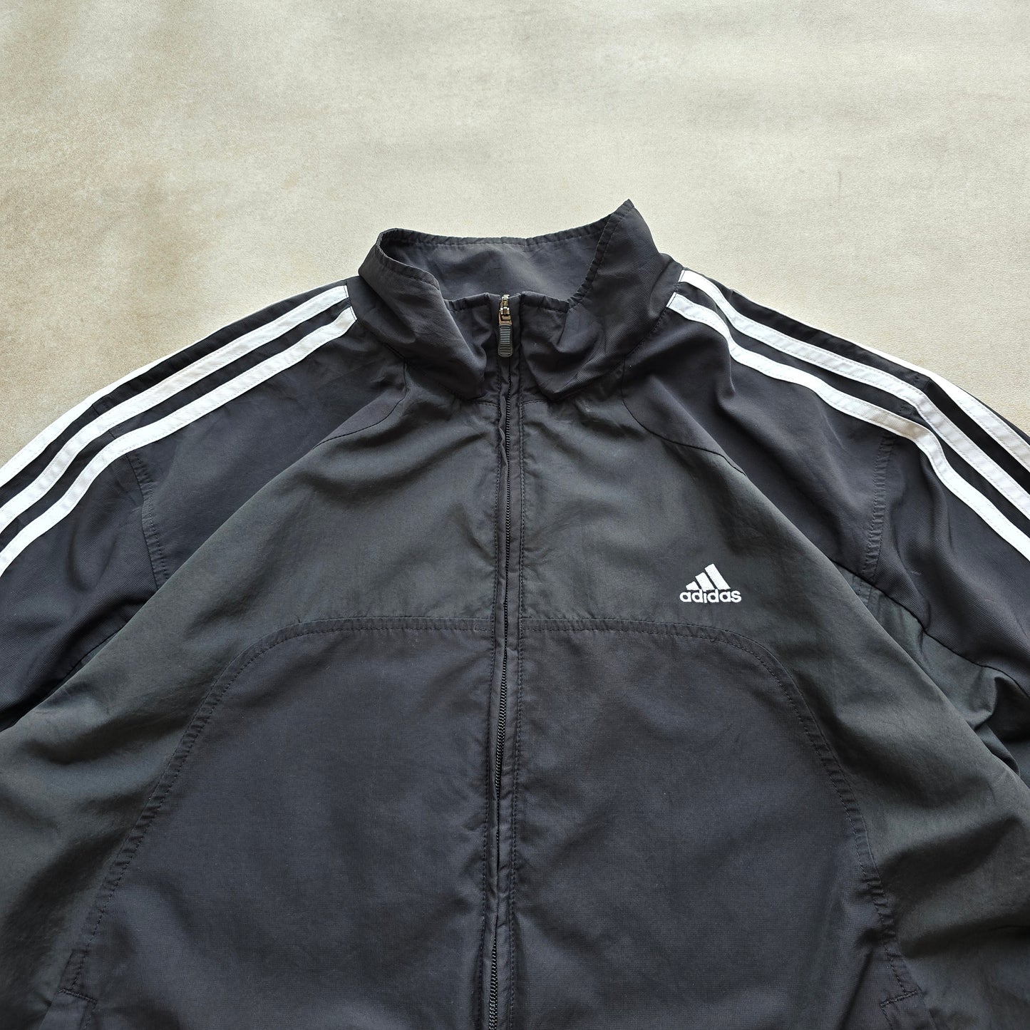 Y2K Adidas Windbreaker Jacket - L