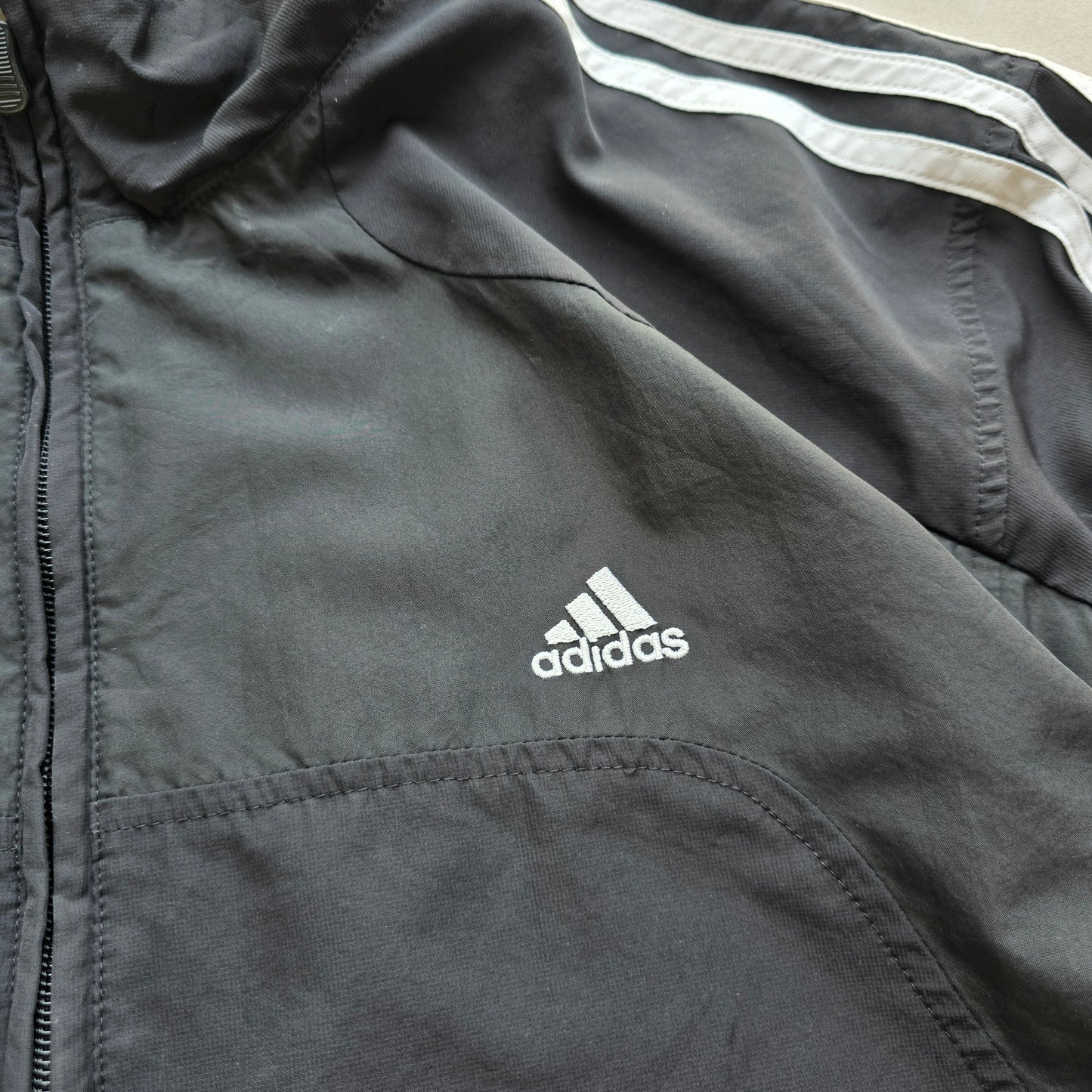 Y2K Adidas Windbreaker Jacket - L