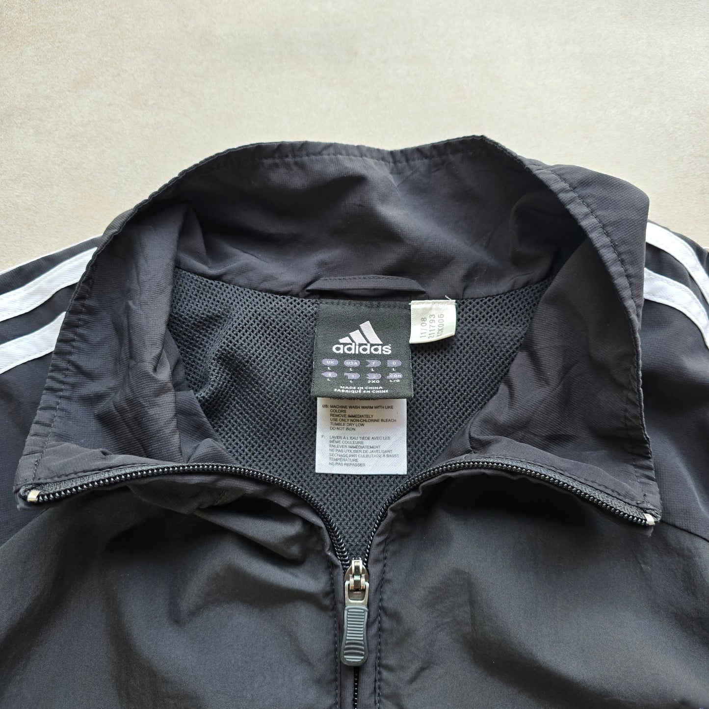 Y2K Adidas Windbreaker Jacket - L