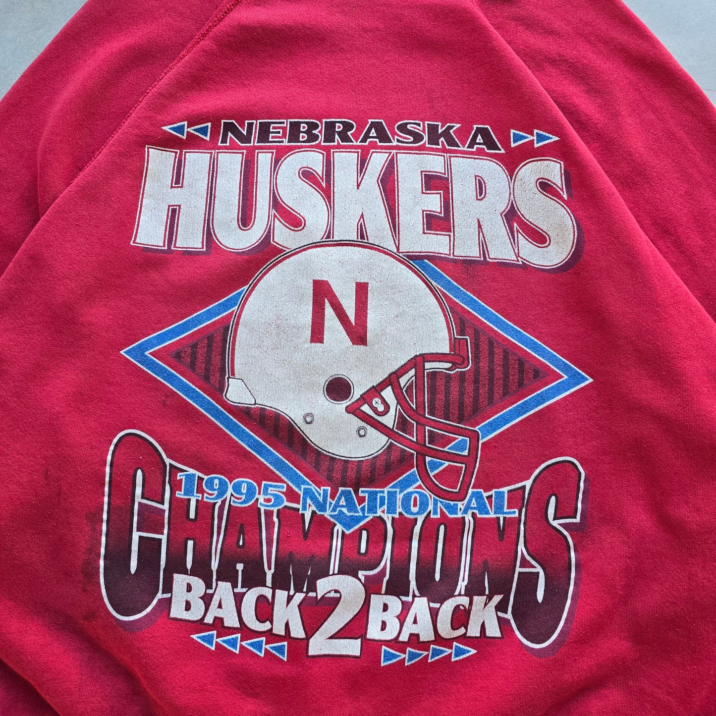 Vintage 1995 Nebraska Huskers Sweatshirt - XXL