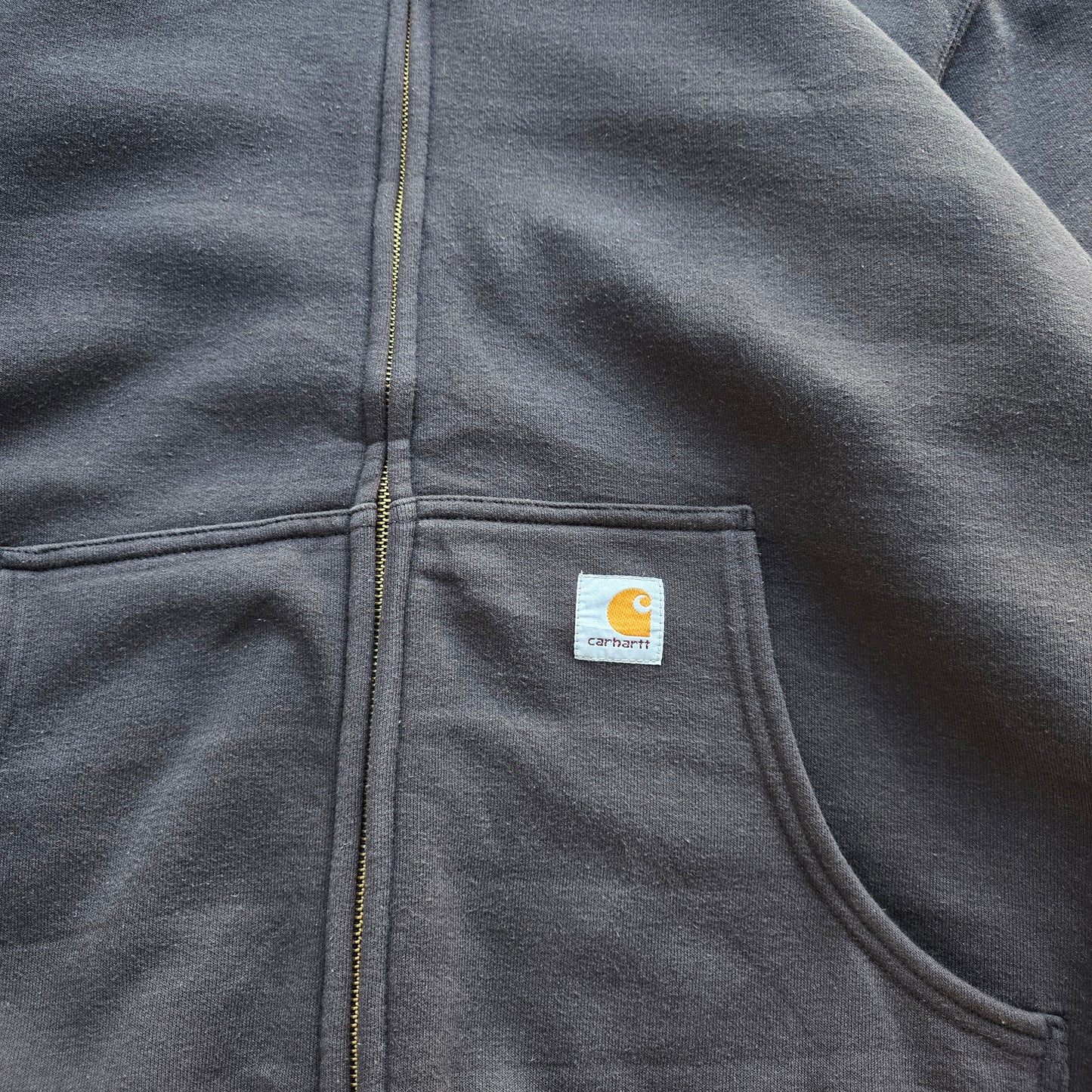 Vintage Carhartt Full Zip Active Jacket Hoodie - XL