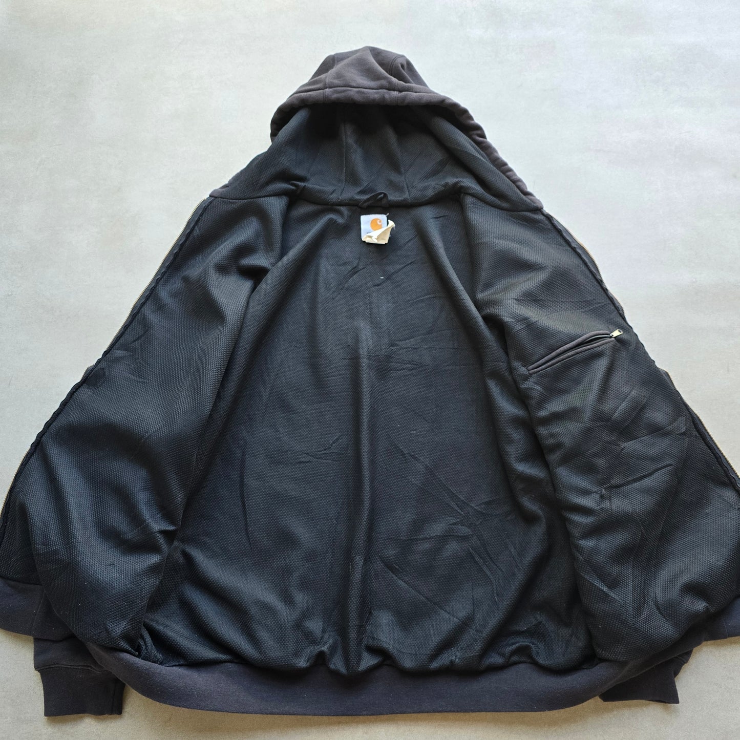 Vintage Carhartt Full Zip Active Jacket Hoodie - XL