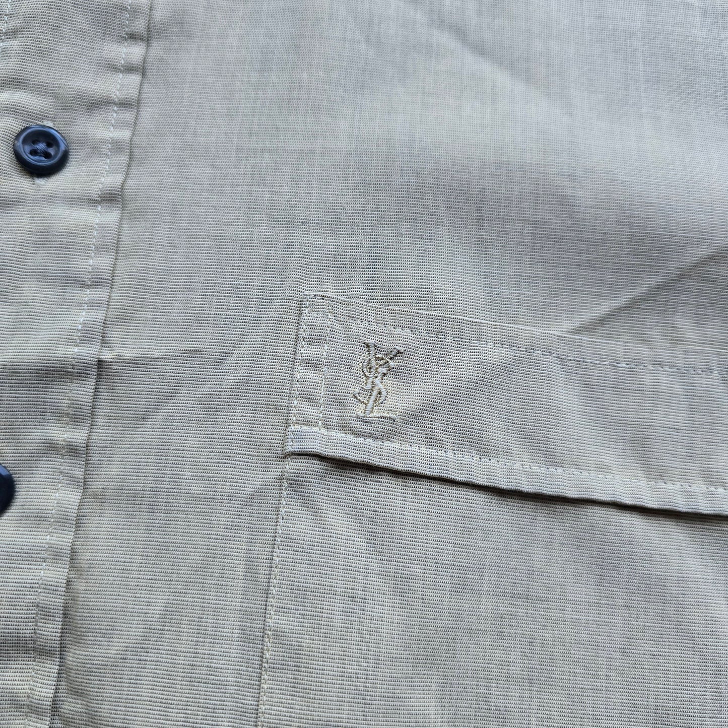 Vintage YSL Long Sleeve Button Up Cuff Link Shirt - L