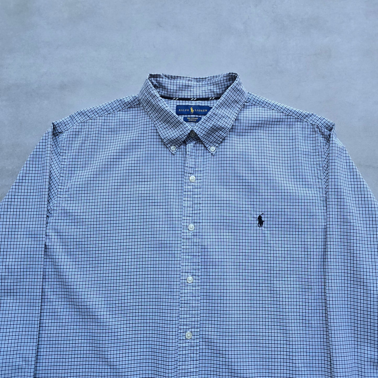 Ralph Lauren Long Sleeve Button Up Check Shirt - XXL