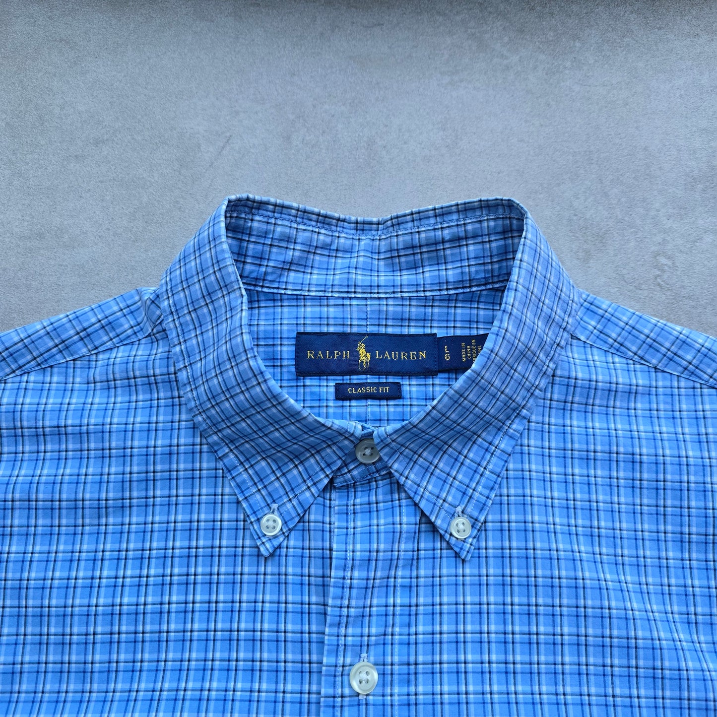 Ralph Lauren Long Sleeve Button Up Shirt - L