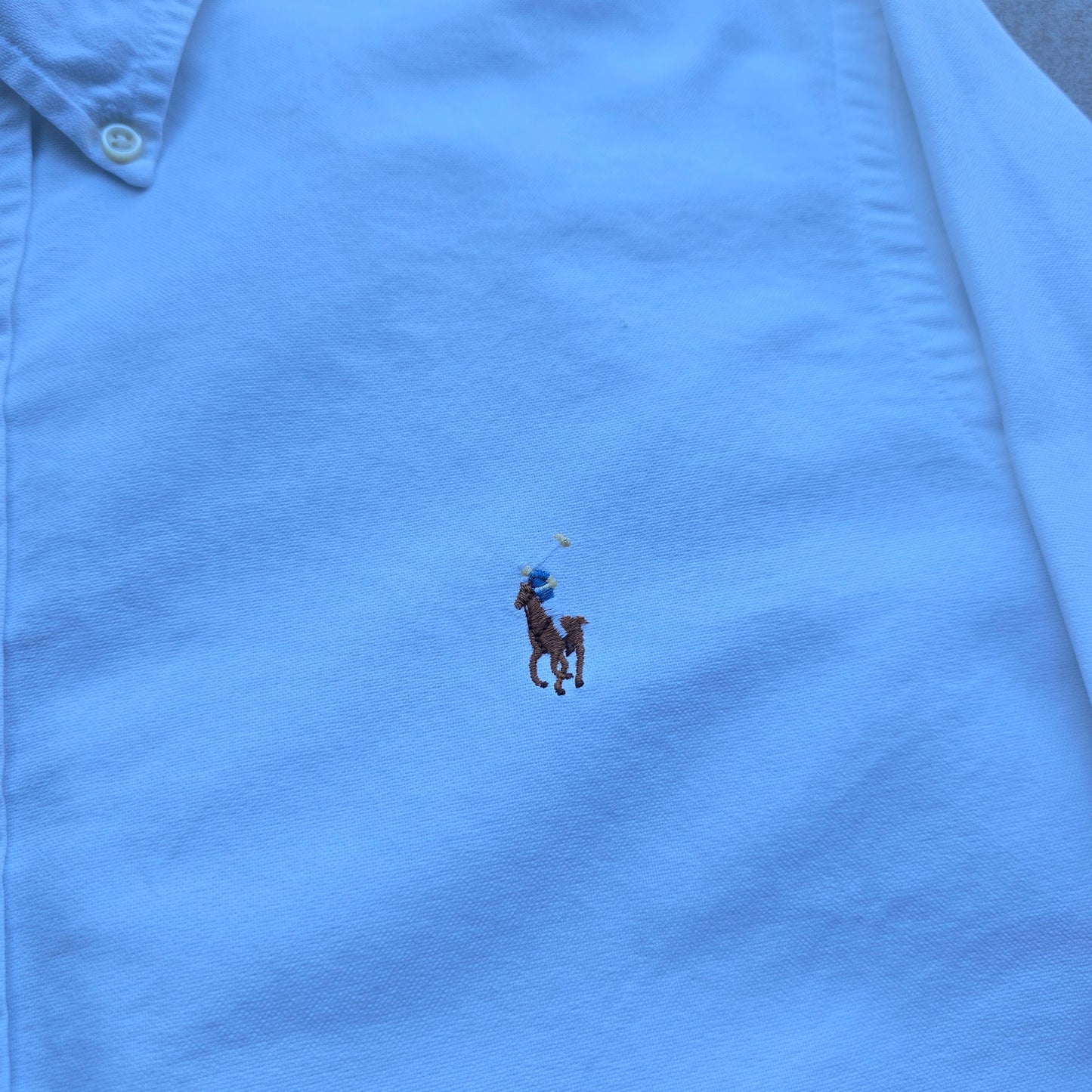 Ralph Lauren Long Sleeve White Button Up Shirt - M