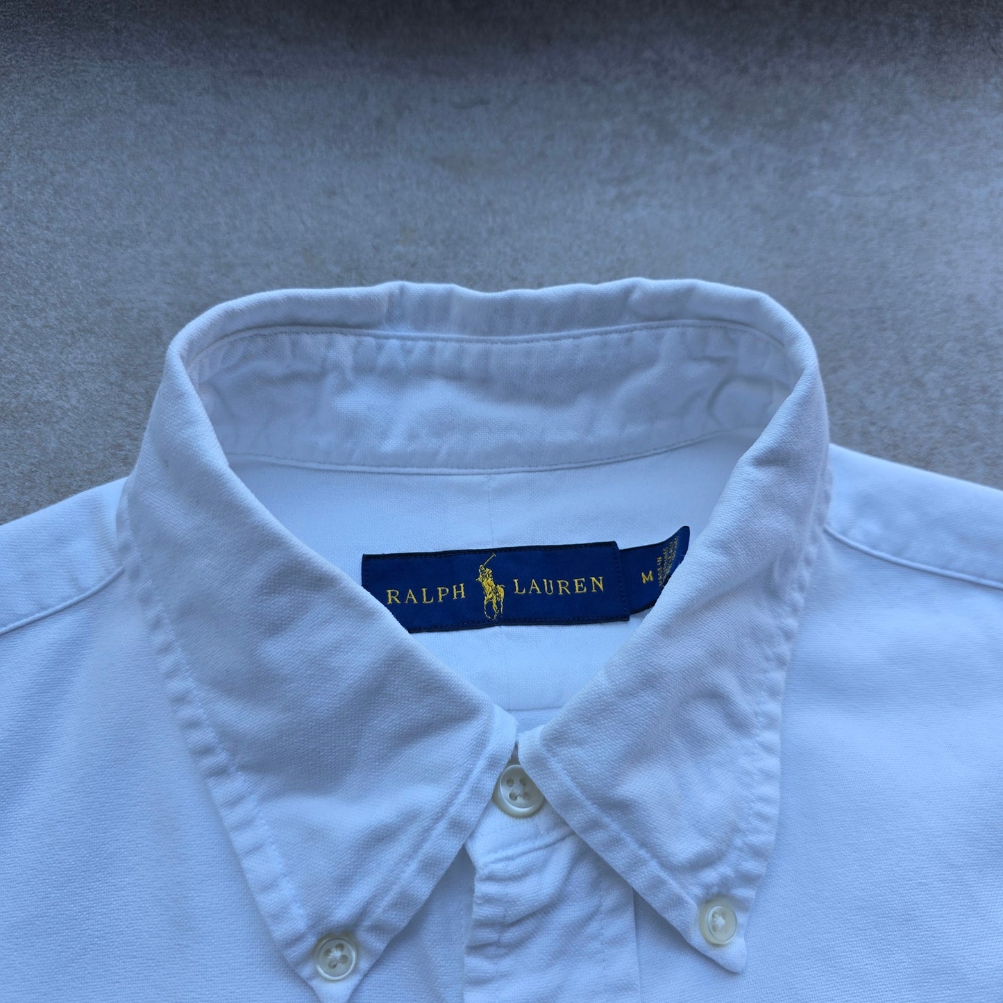 Ralph Lauren Long Sleeve White Button Up Shirt - M