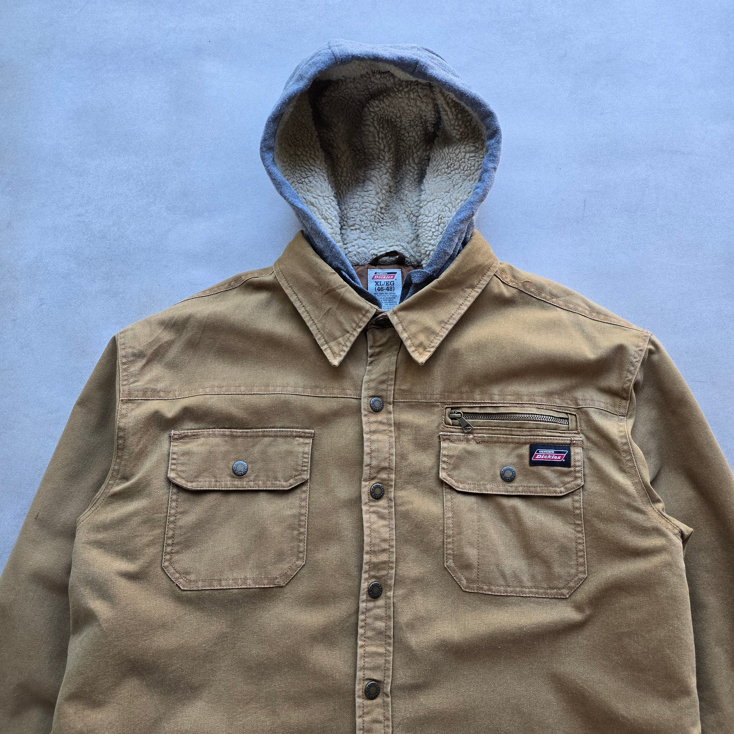 Vintage Dickies Hooded Workwear Jacket - XL