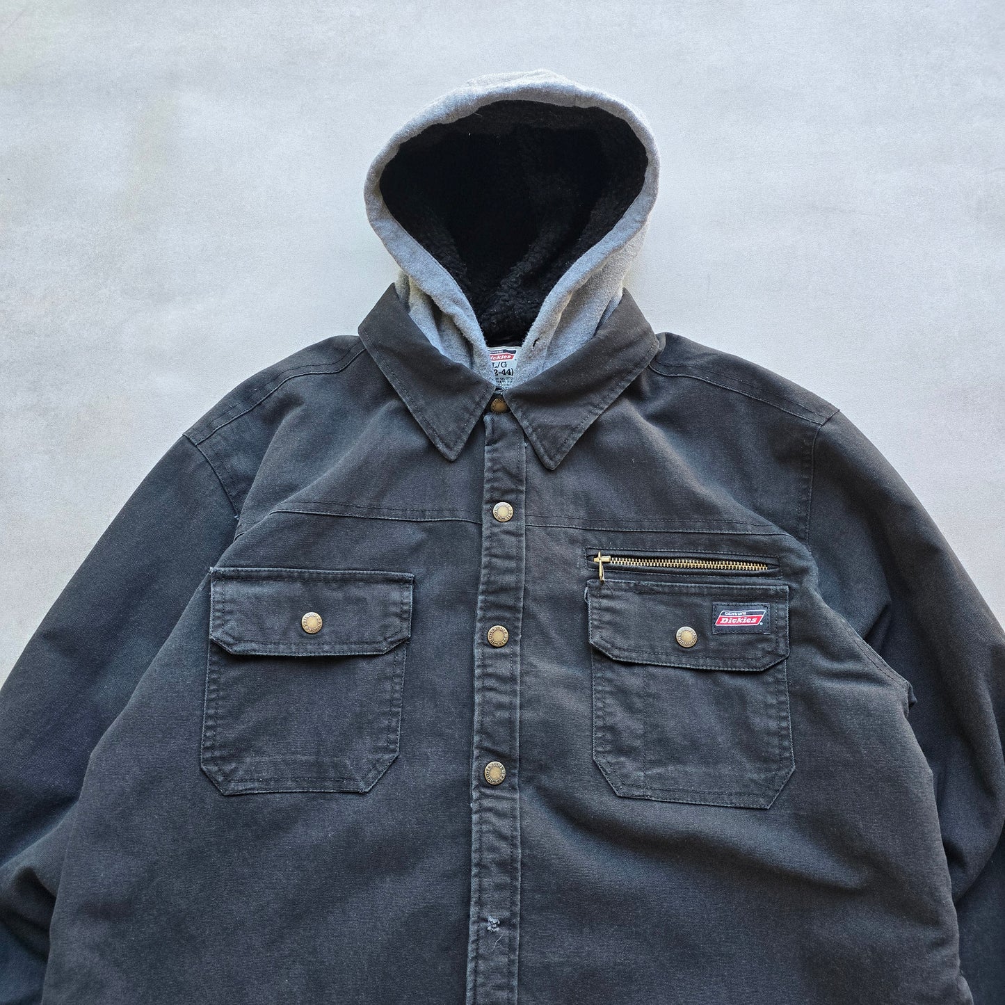 Vintage Dickies Hooded Workwear Jacket - L