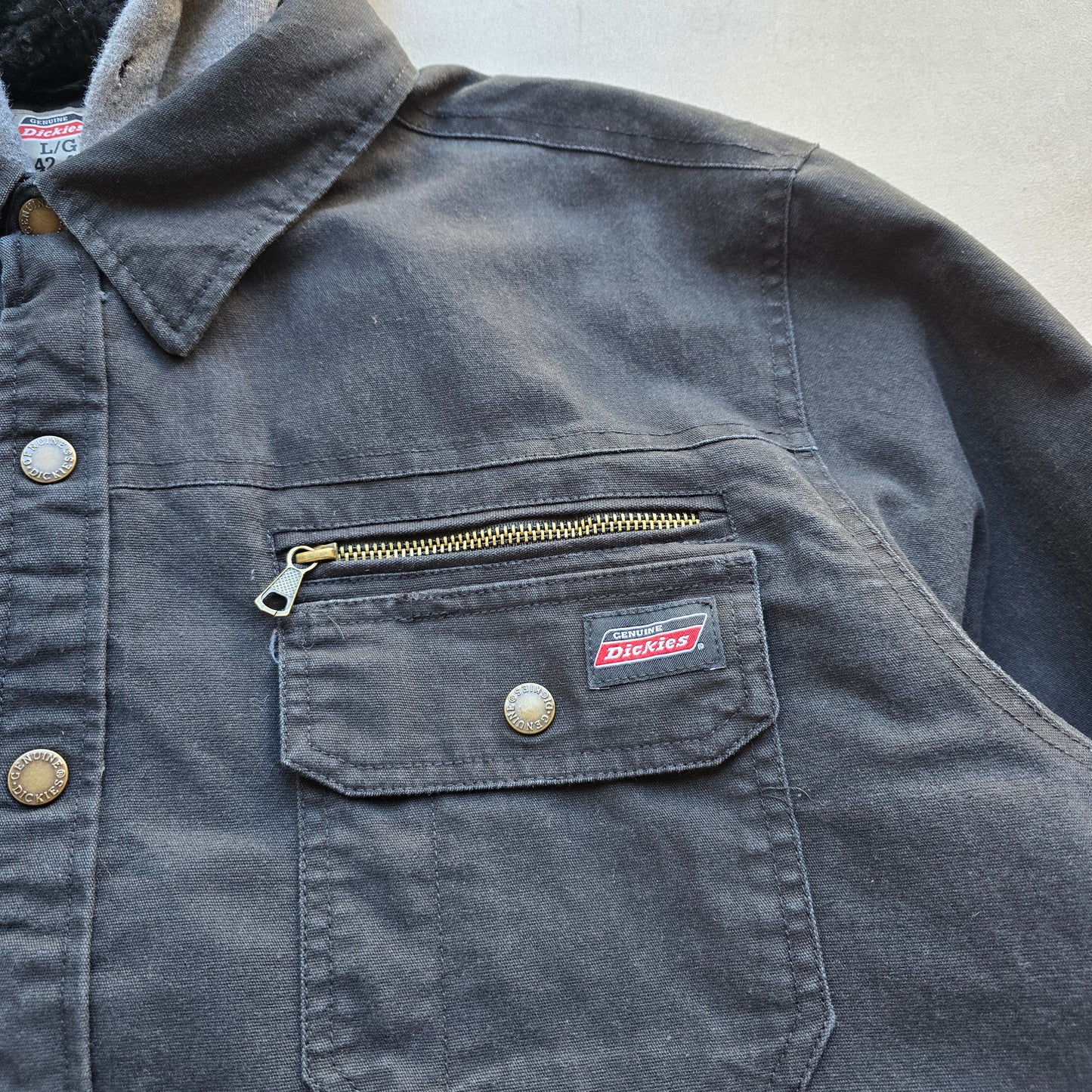 Vintage Dickies Hooded Workwear Jacket - L