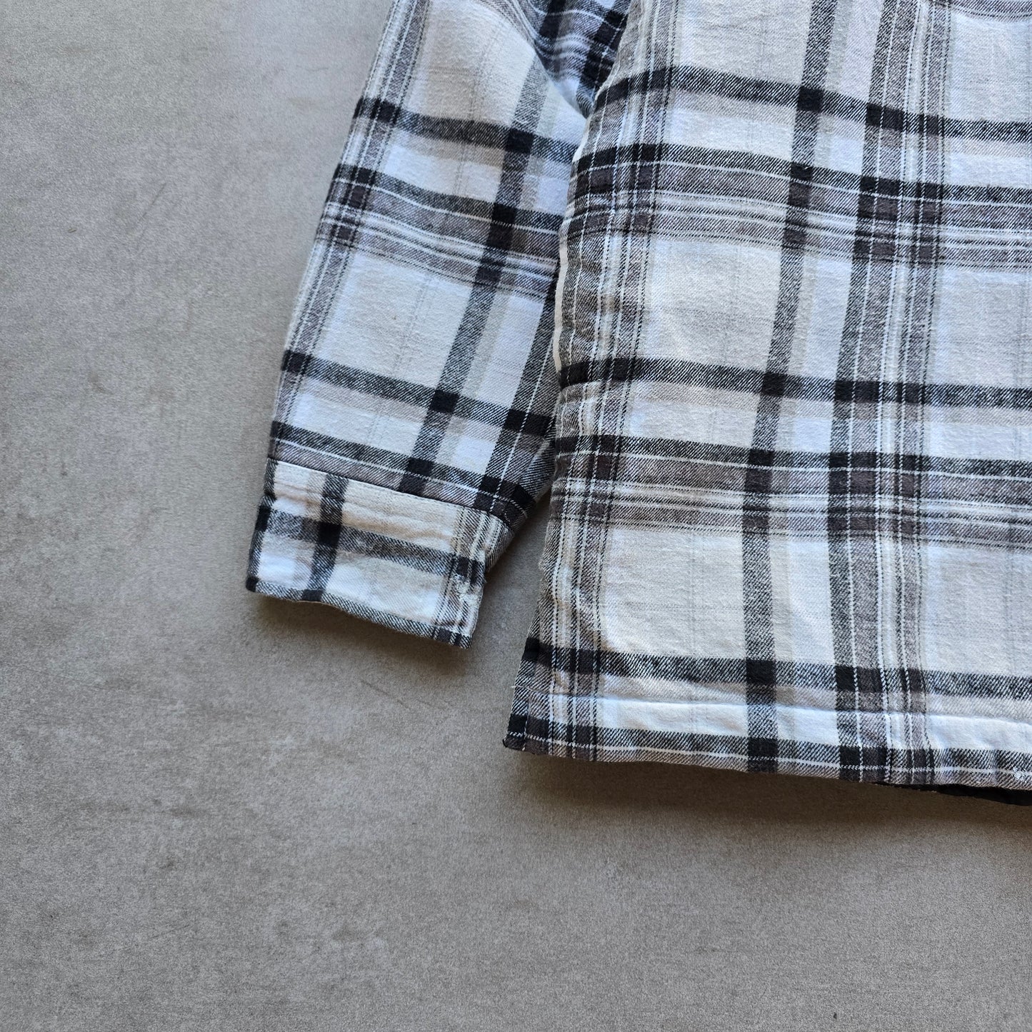 Vintage Dickies Flannel Plaid Hooded Jacket - M/L