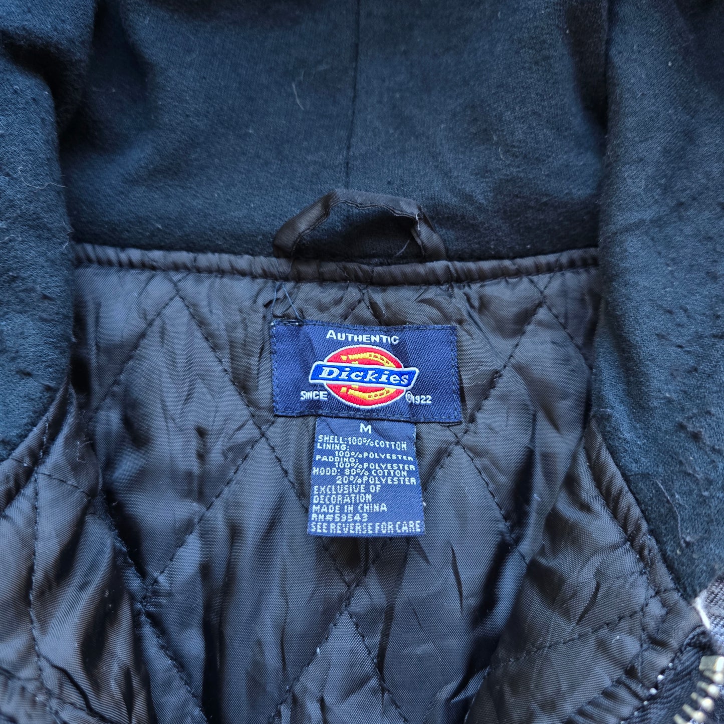 Vintage Dickies Flannel Plaid Hooded Jacket - M/L