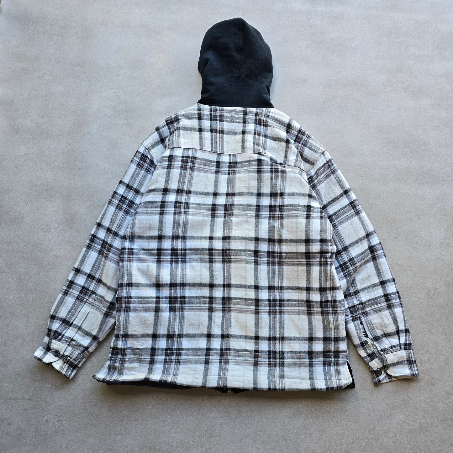 Vintage Dickies Flannel Plaid Hooded Jacket - M/L