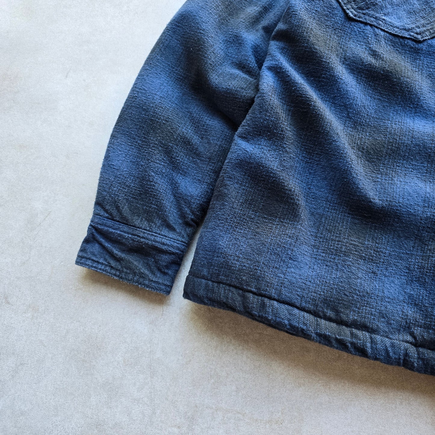 Dickies Heavyweight Sherpa Fleece Lined Flannel Jacket - M