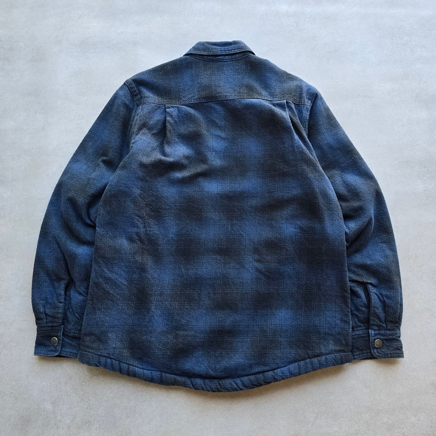 Dickies Heavyweight Sherpa Fleece Lined Flannel Jacket - M