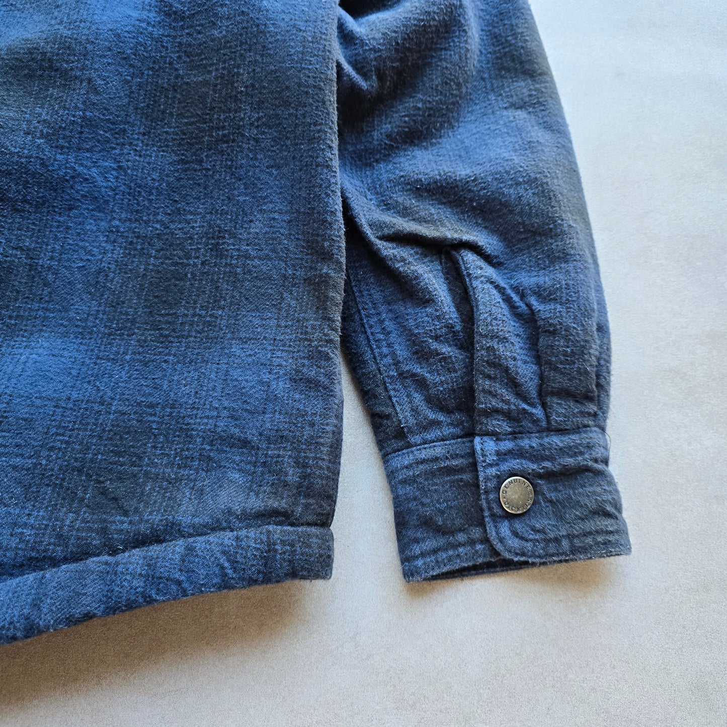 Dickies Heavyweight Sherpa Fleece Lined Flannel Jacket - M