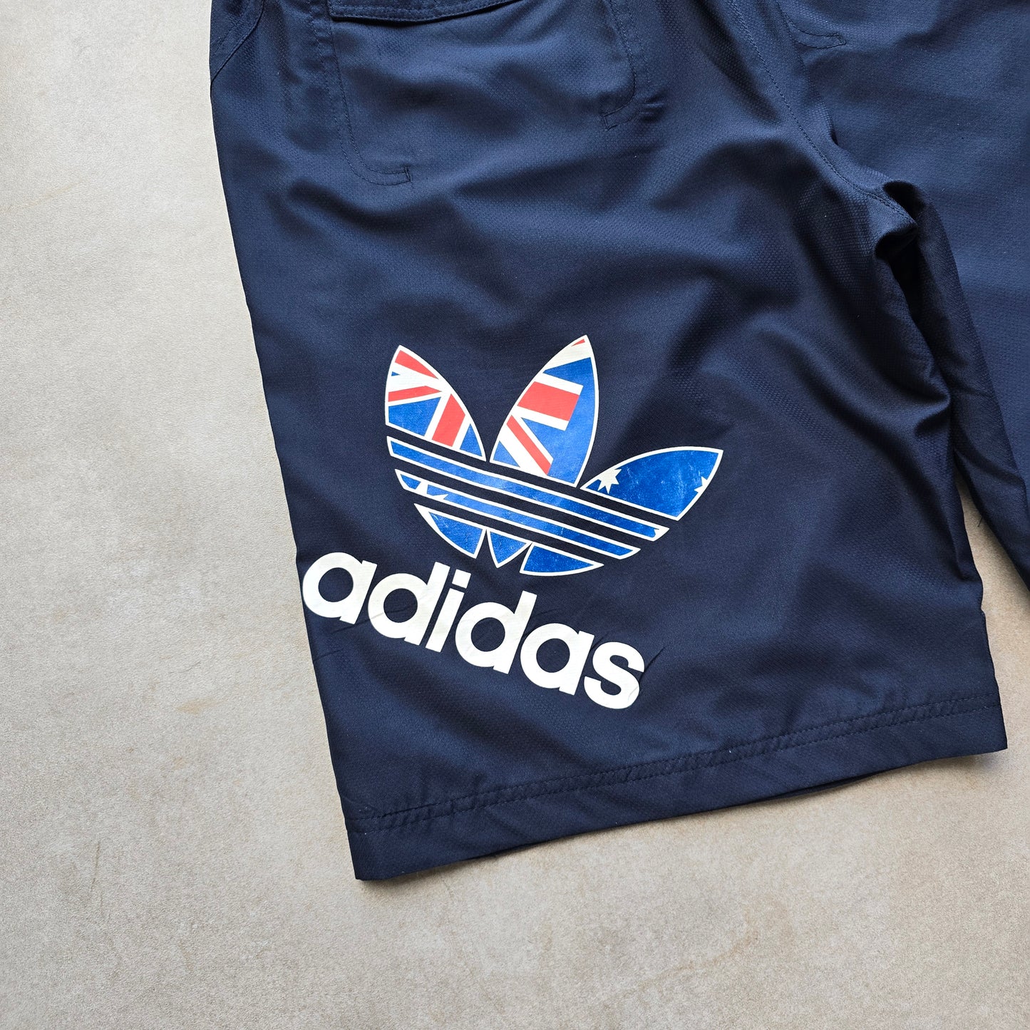 Y2K Adidas Trefoil Australia Shorts - XL
