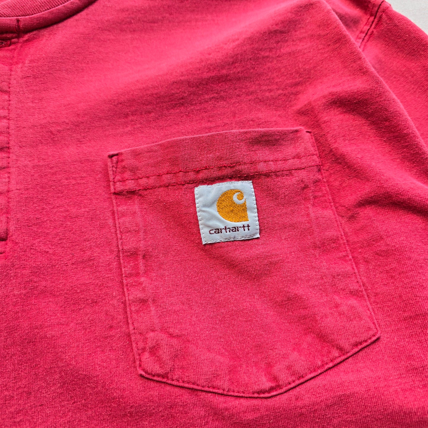 Carhartt Long Sleeve Pocket Henley Tee - L