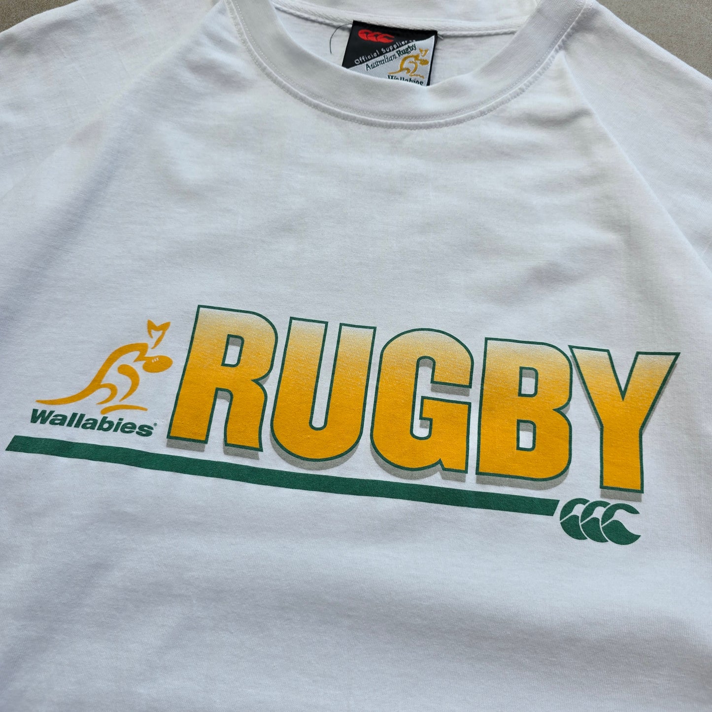 Vintage Canterbury Wallabies Rugby Australia Tee - M/L