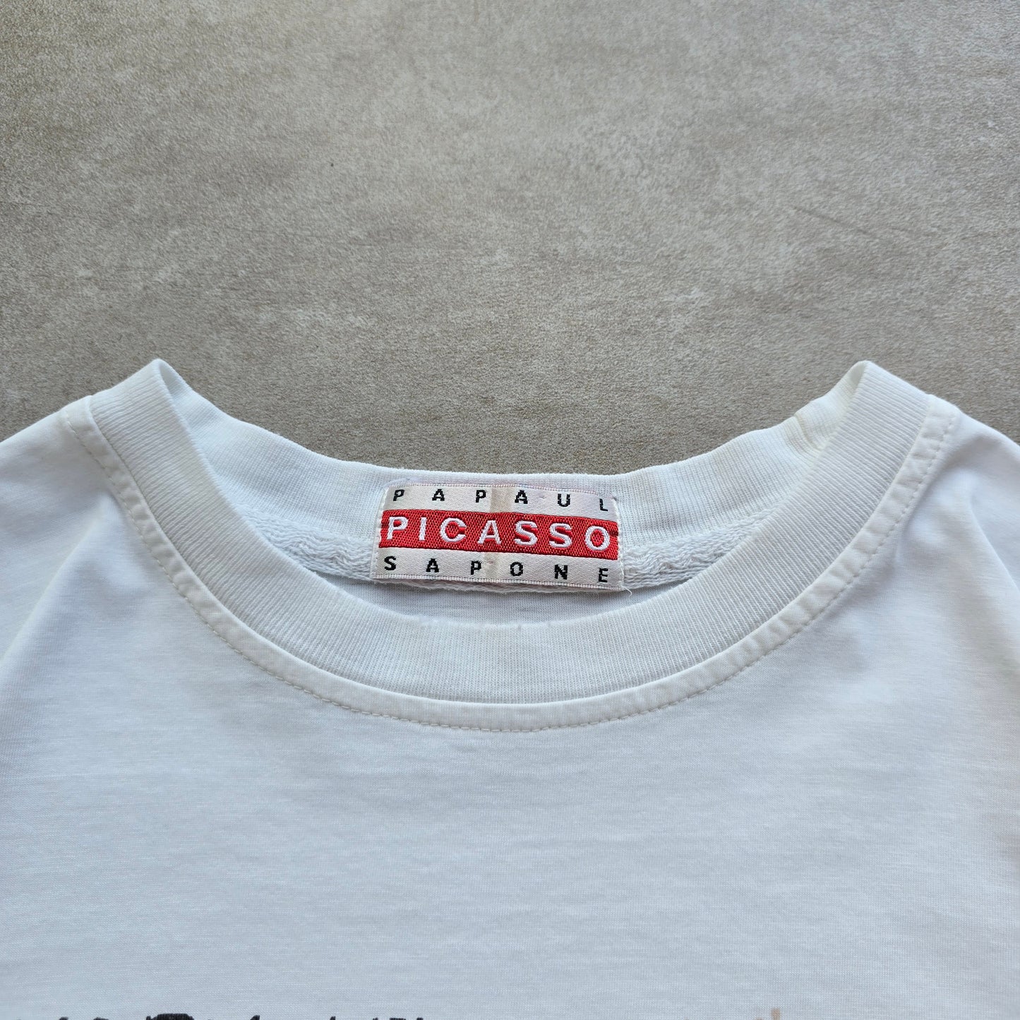 Vintage Papul Picasso Sapone "I do it for you" Art Tee - L