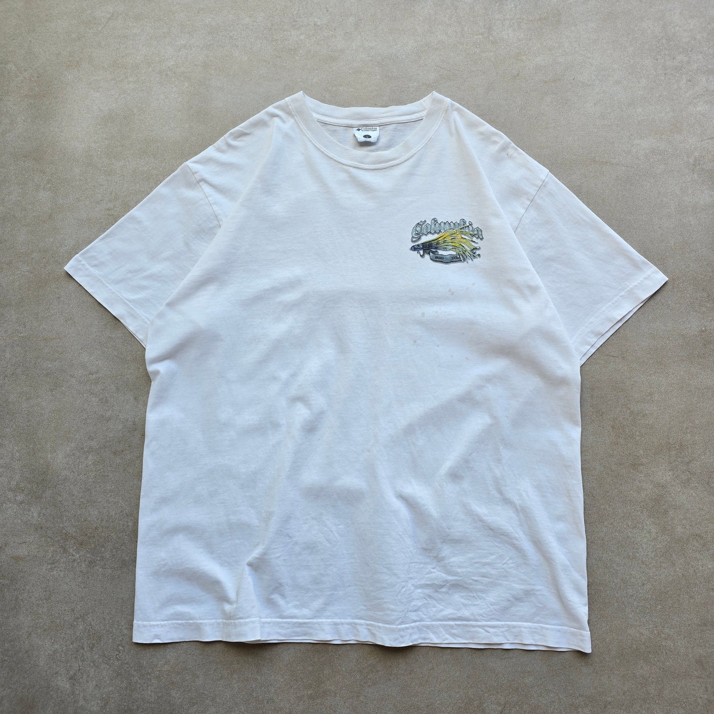 Vintage Columbia Swordfish Bite Me Tee - L