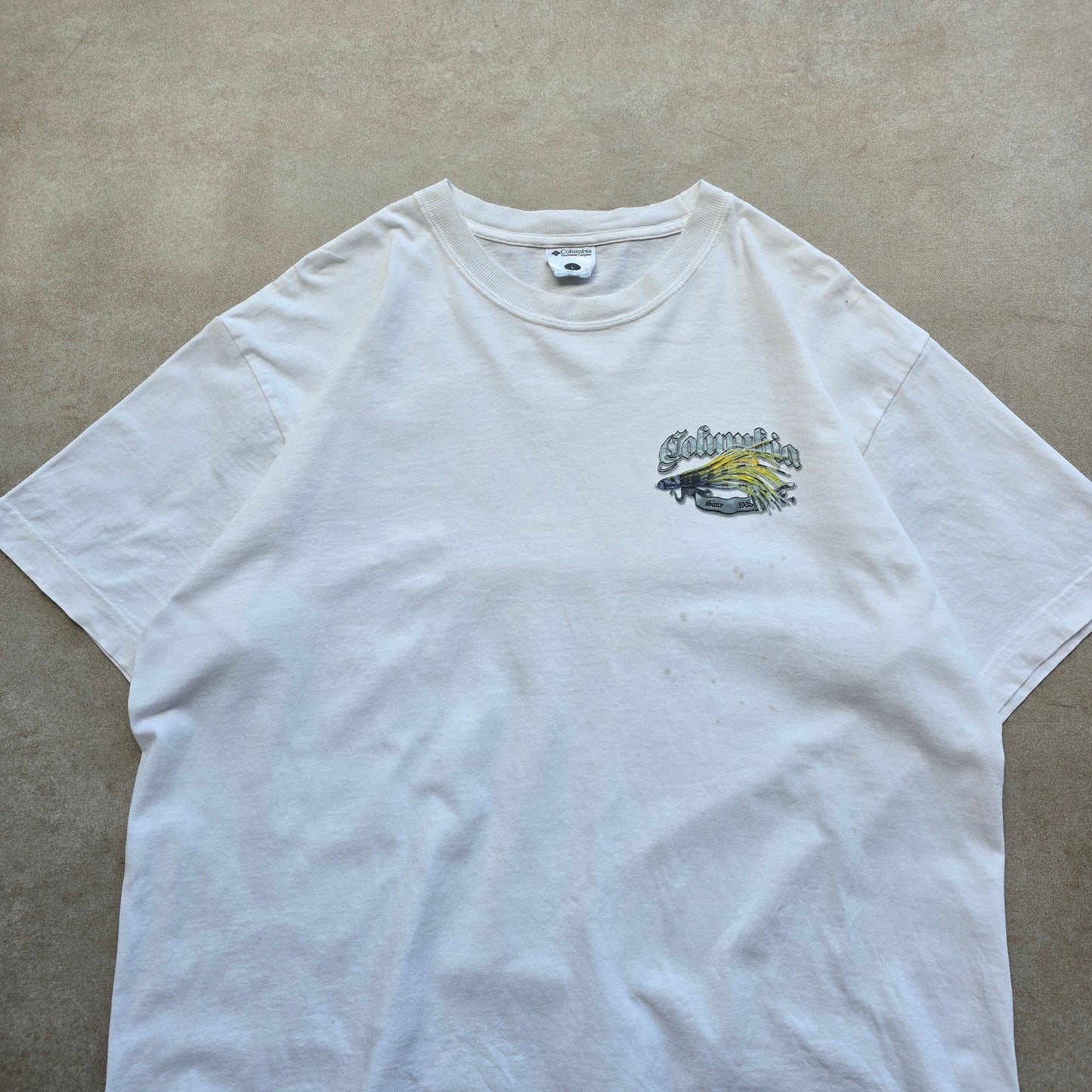 Vintage Columbia Swordfish Bite Me Tee - L
