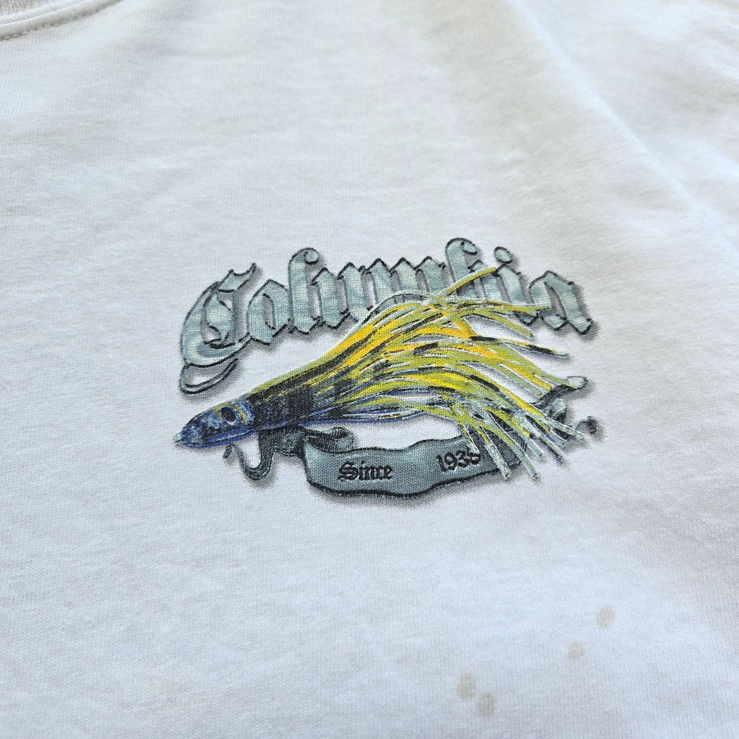 Vintage Columbia Swordfish Bite Me Tee - L